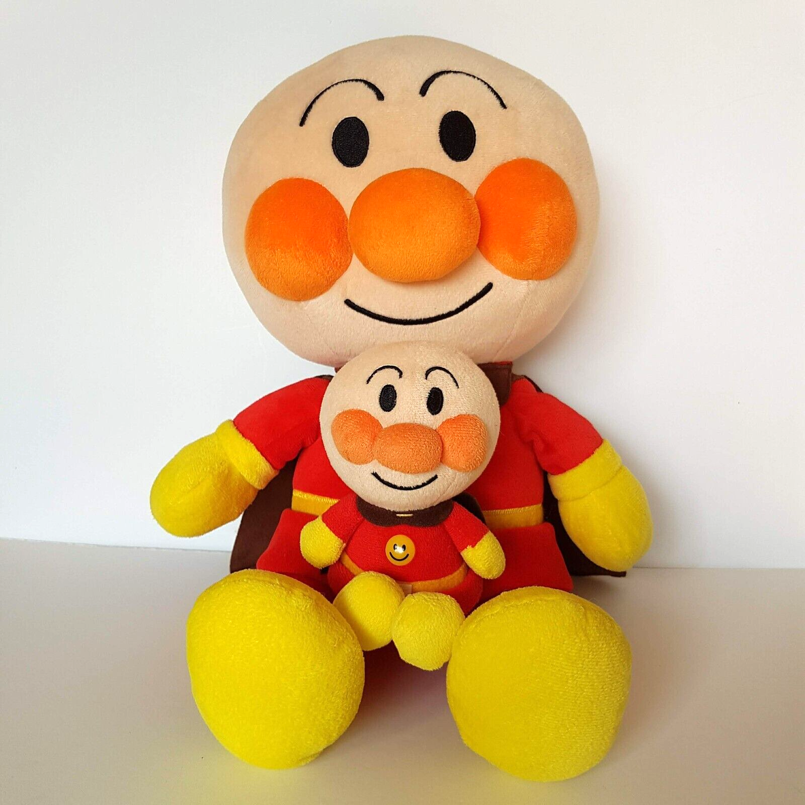 Jumbo SEGA ANPANMAN + MINI Plush Soft Toy Character Japan Animation Game Toy0