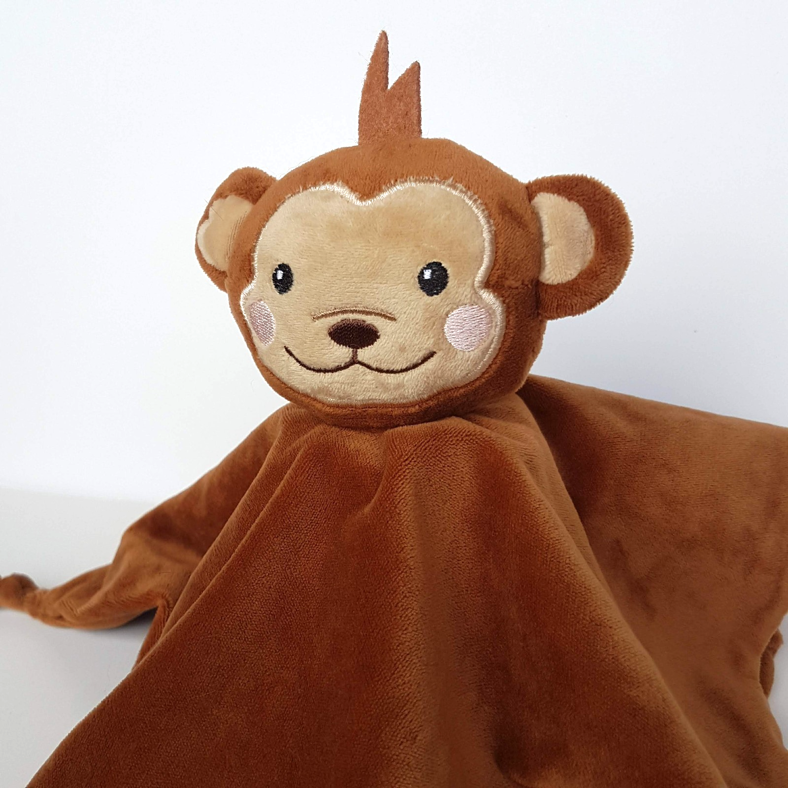 Kaiser Style MONKEY Baby Lovey Comforter Security Blanket Rabbit Sleep Soft Toy3