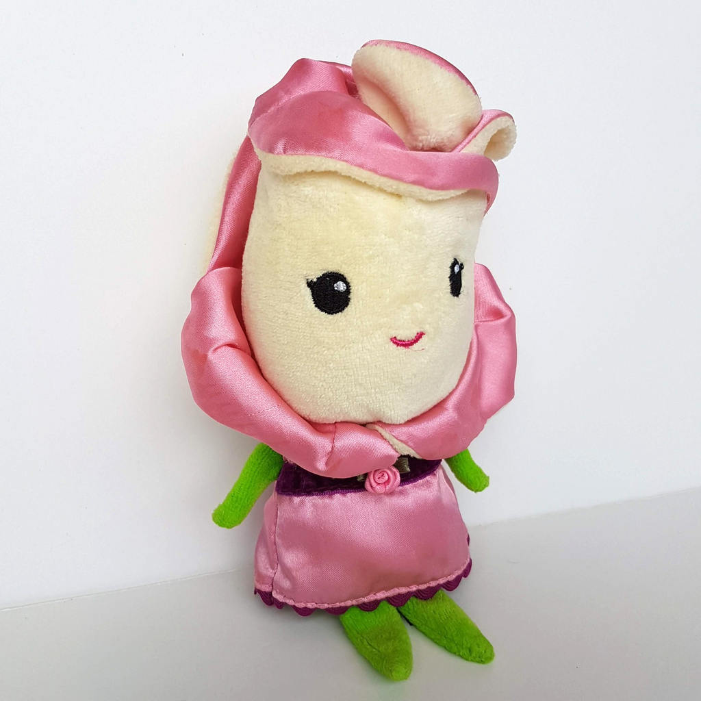 Kimochis BELLA ROSE Flower Plush Velour Doll 19cm Soft Toy Stuffed Girl 20101
