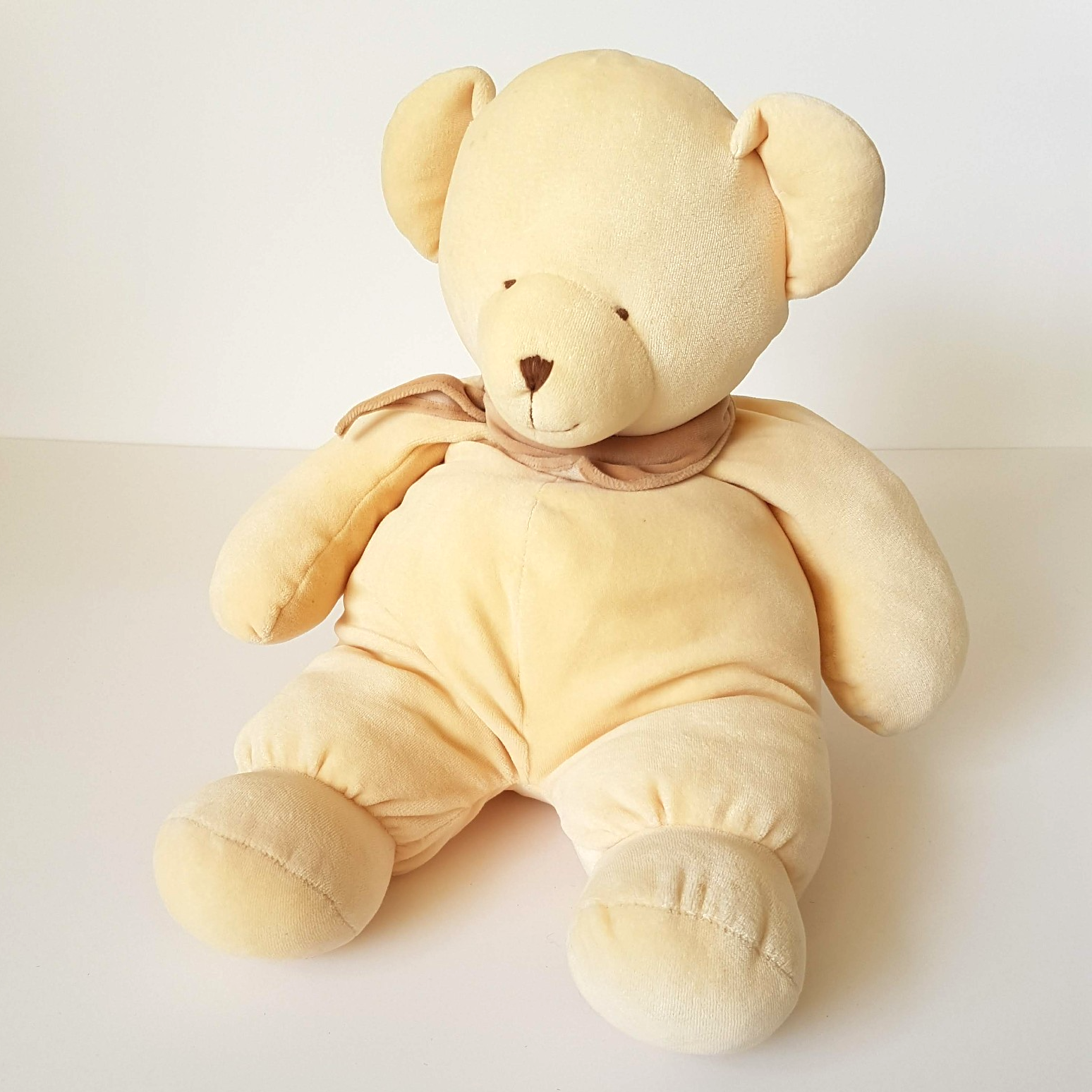 VTG Mamas & Papas VELOUR BEAR Soft Toy 50cm Teddy Floppy Plush Stuffed Animal0