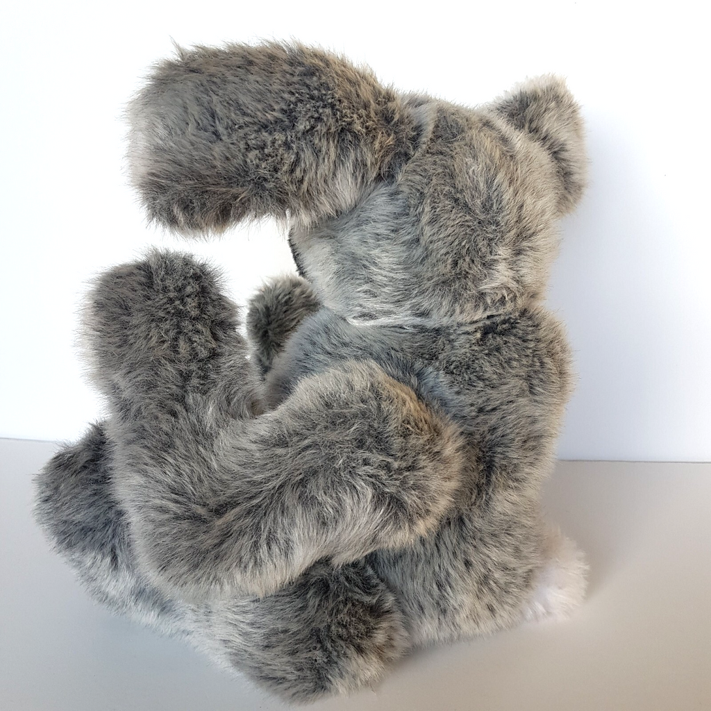 Jointed HANDMADE GREY BUNNY RABBIT 34cm Plush Weighted Stuffed Animal Soft Toy9