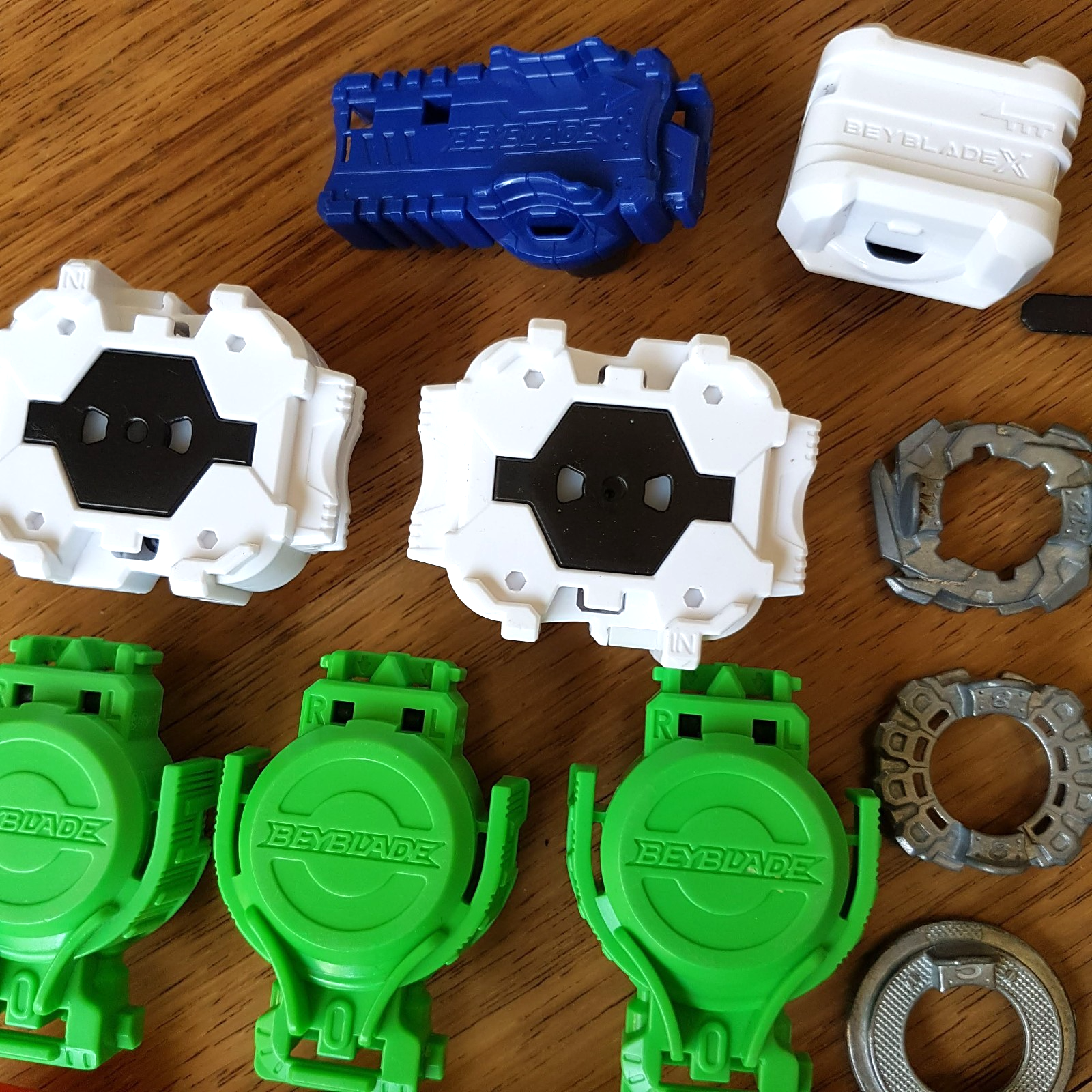 Beyblade Mixed Lot Tops Launchers Ripcords Beys Spinning Toys Action Kids Play6