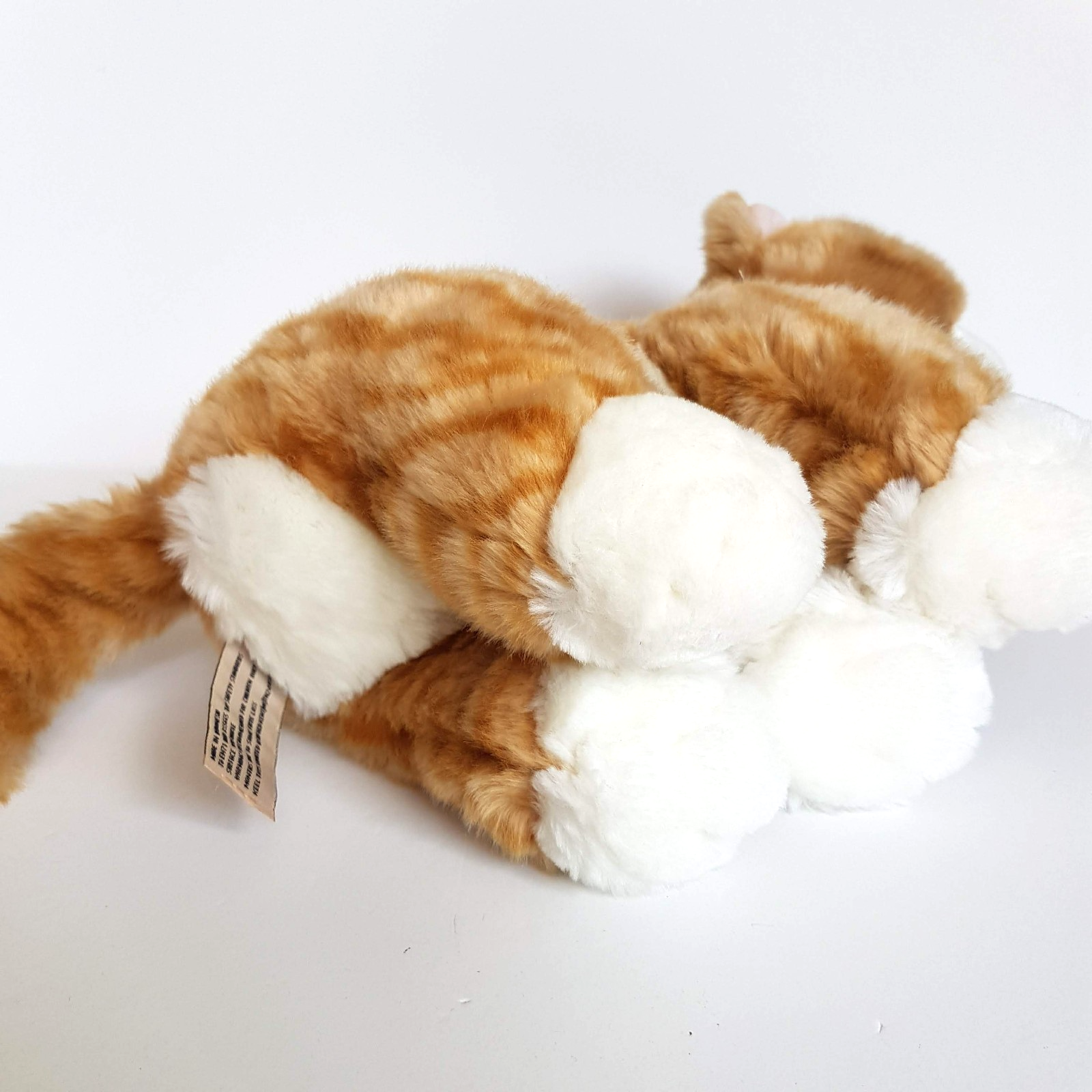 Keel GINGER TABBY CAT Floppy Orange 30cm Plush Soft Toy Stuffed Animal Pet Cute12