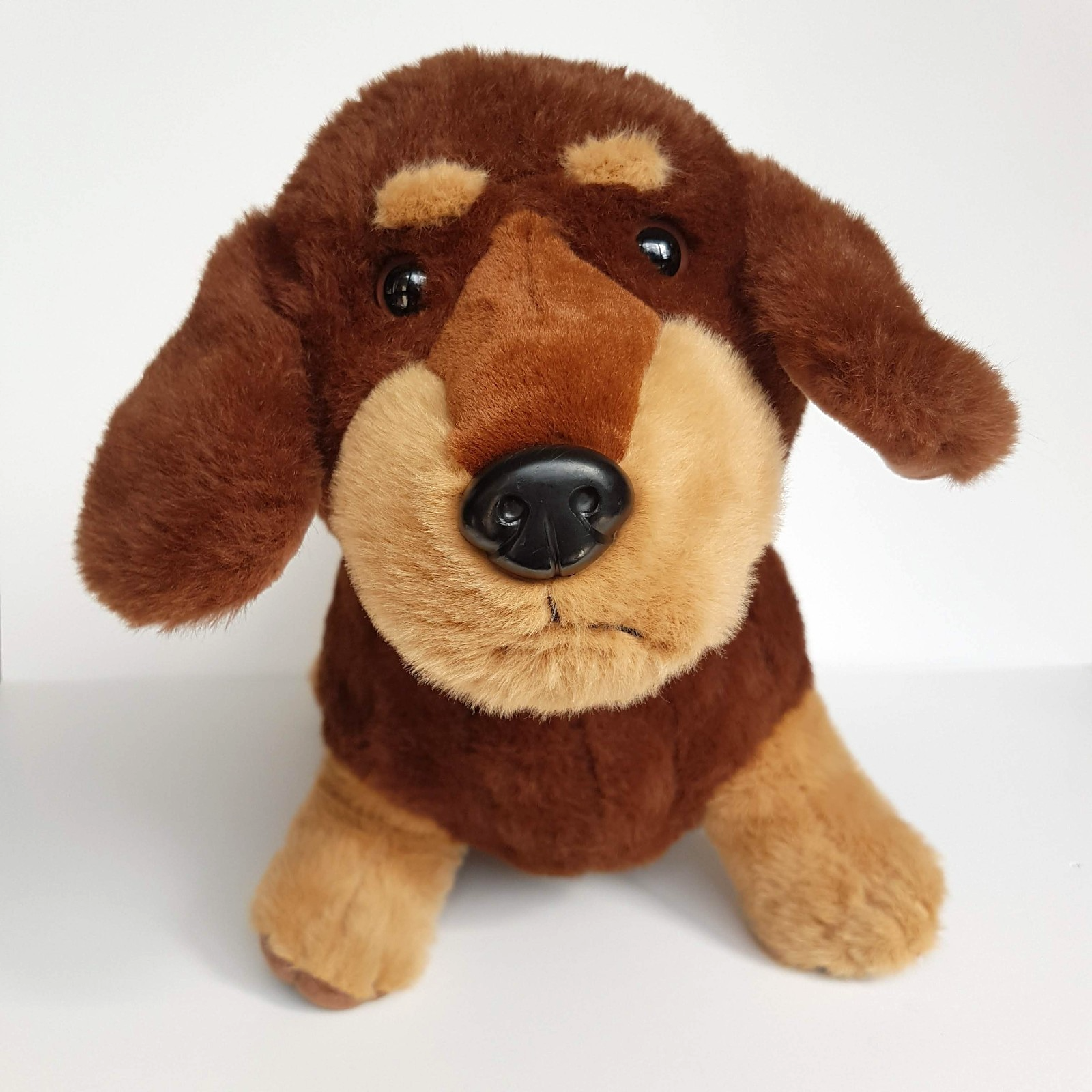 DACHSUND SAUSAGE DOG Plush 41cm Soft Toy Stuffed Animal Pet Cuddly Brown Puppy4
