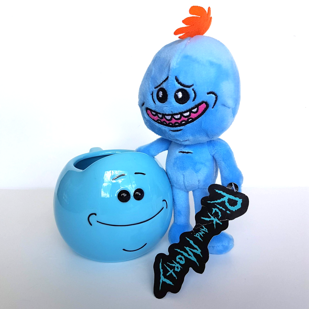 Rick & Morty MR MEESEEKS Mug & Plush Cup Character Animation Collectible Gift0