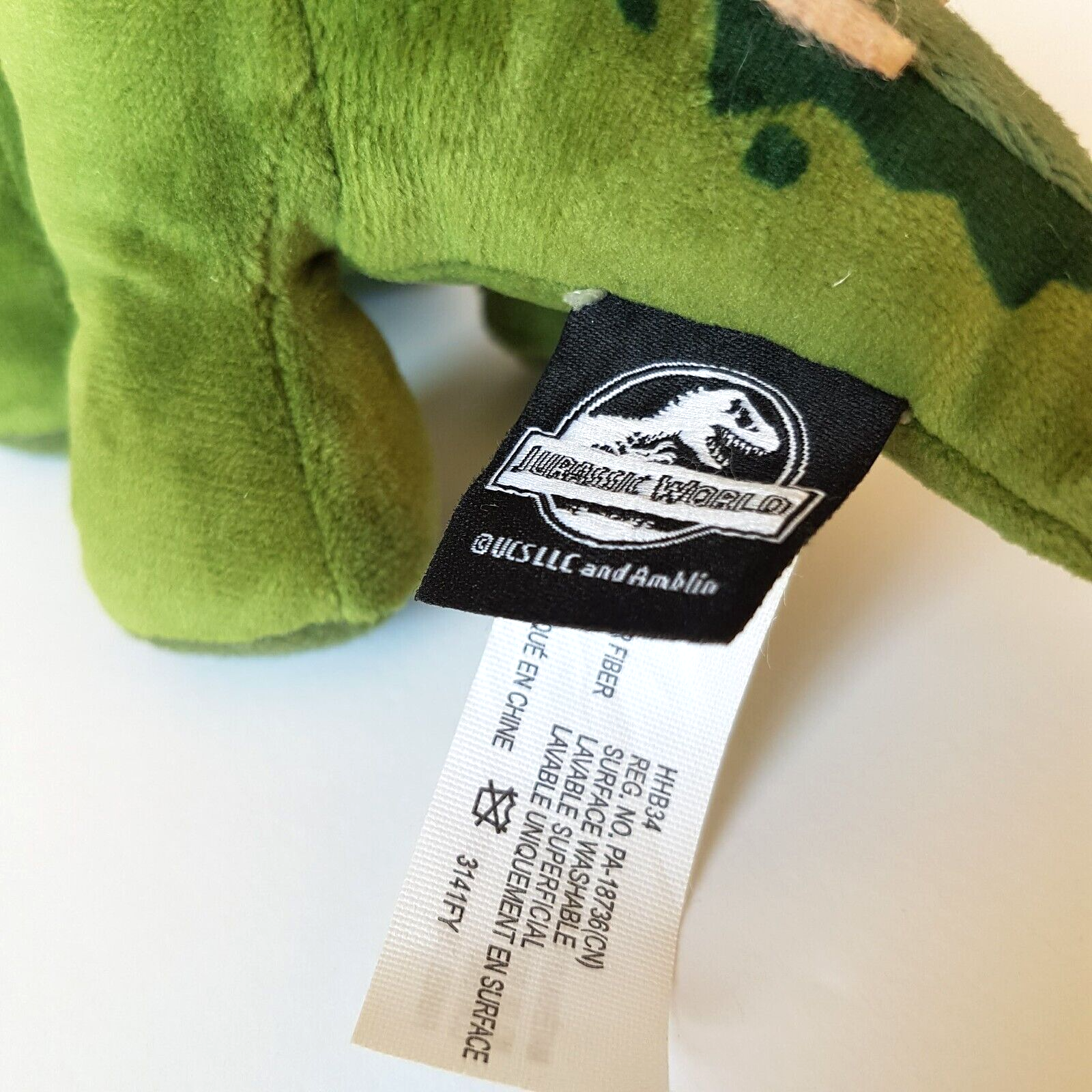 Mattel JURASSIC WORLD Dinosaur Plush Stegosaurus Triceratops SOUND Soft Toy5