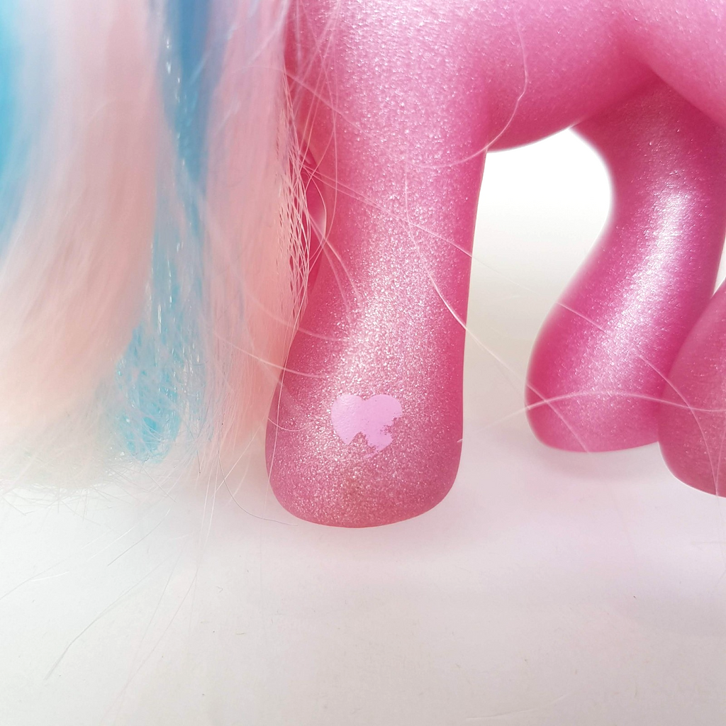 My Little Pony SUNSHOWER Horse Hasbro Vinyl Toy 2002 Brushable Sun Clouds Rain3