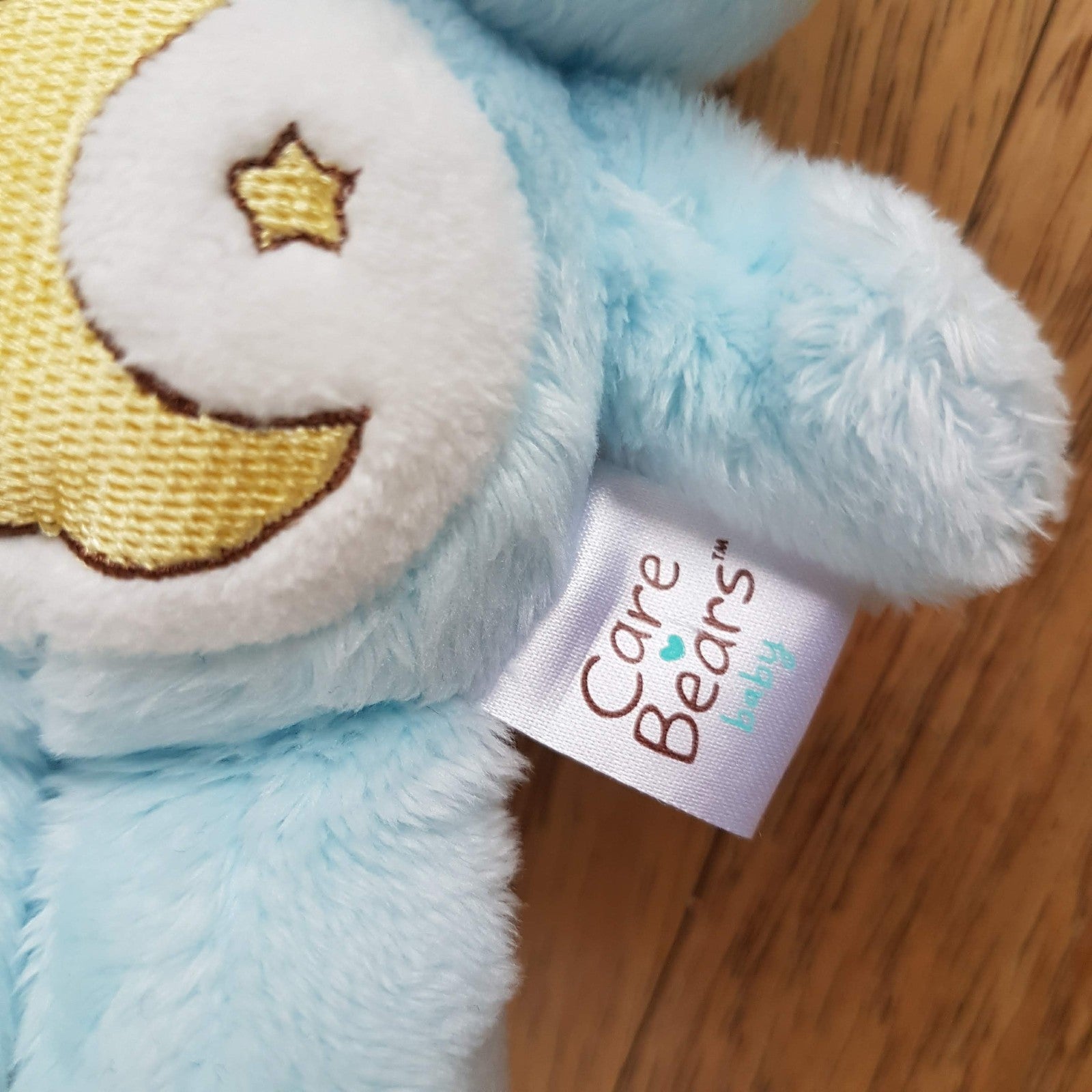 Care Bears Baby BEDTIME BEAR Plush Keychain Keyring Moon Soft Toy Thailand 15cm3