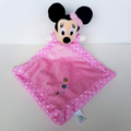 Disney Baby MINNIE MOUSE Baby Lovey Comforter Security Blanket Soft Toy Animal0