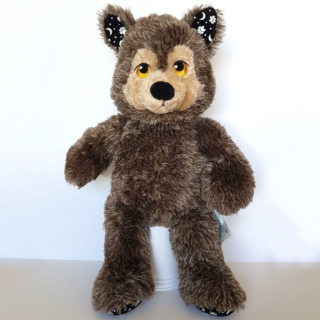 Build A Bear WEREWOLF Plush RETIRED 2015 Wolf Stuffed Animal GLOW Dark Soft Toy0