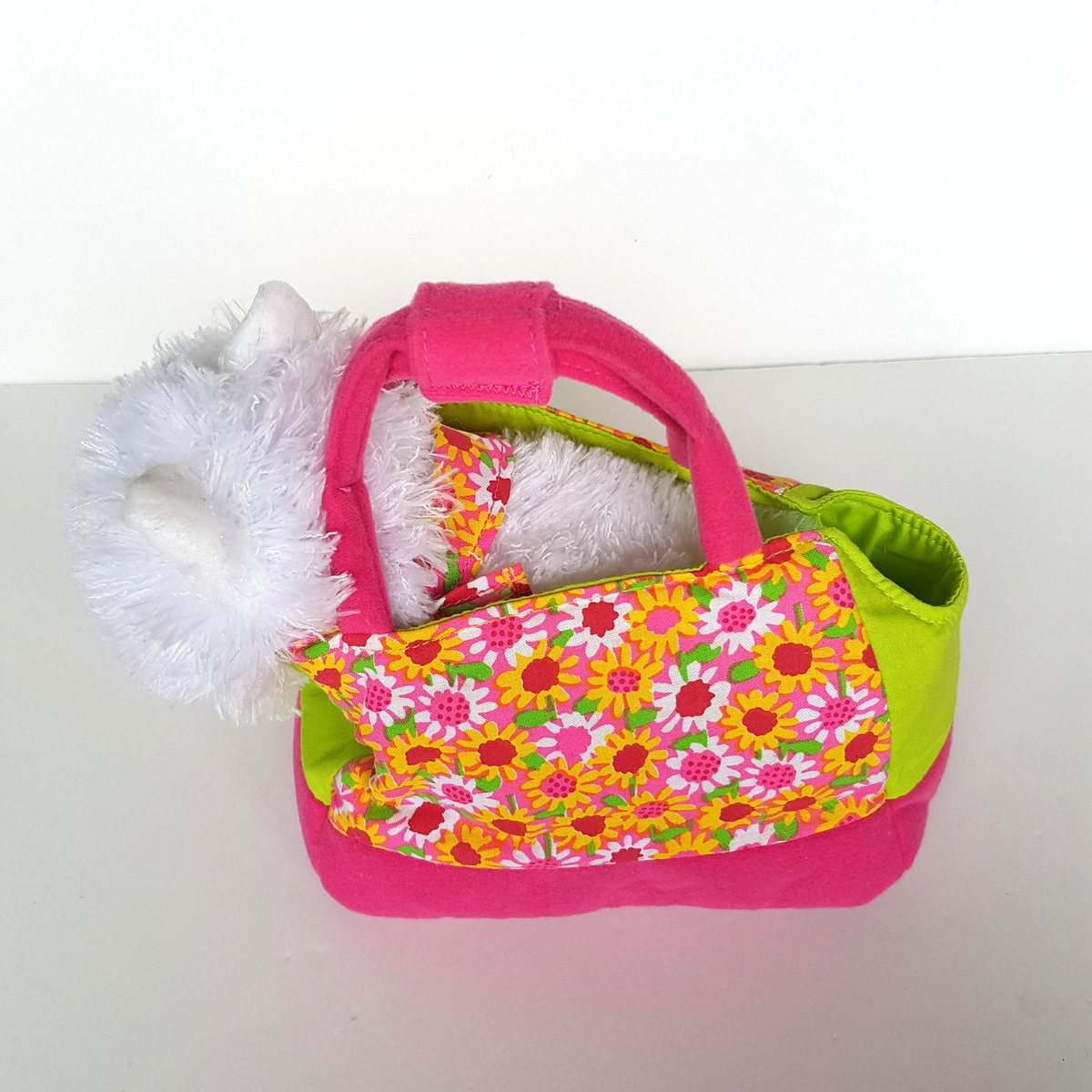 Rare POP DOG West Highland Terrier Plush Carrier 18cm Stuffed Animal Soft Toy4