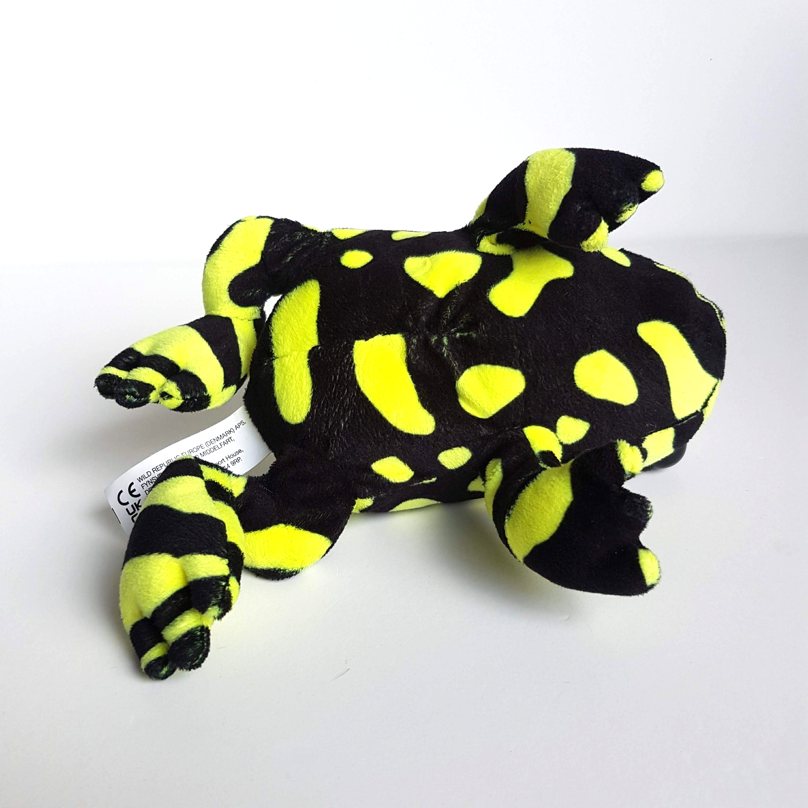 Wild Republic CORROBOREE FROG Plush Stuffed Animal Soft Toy Reptile Yellow Black9