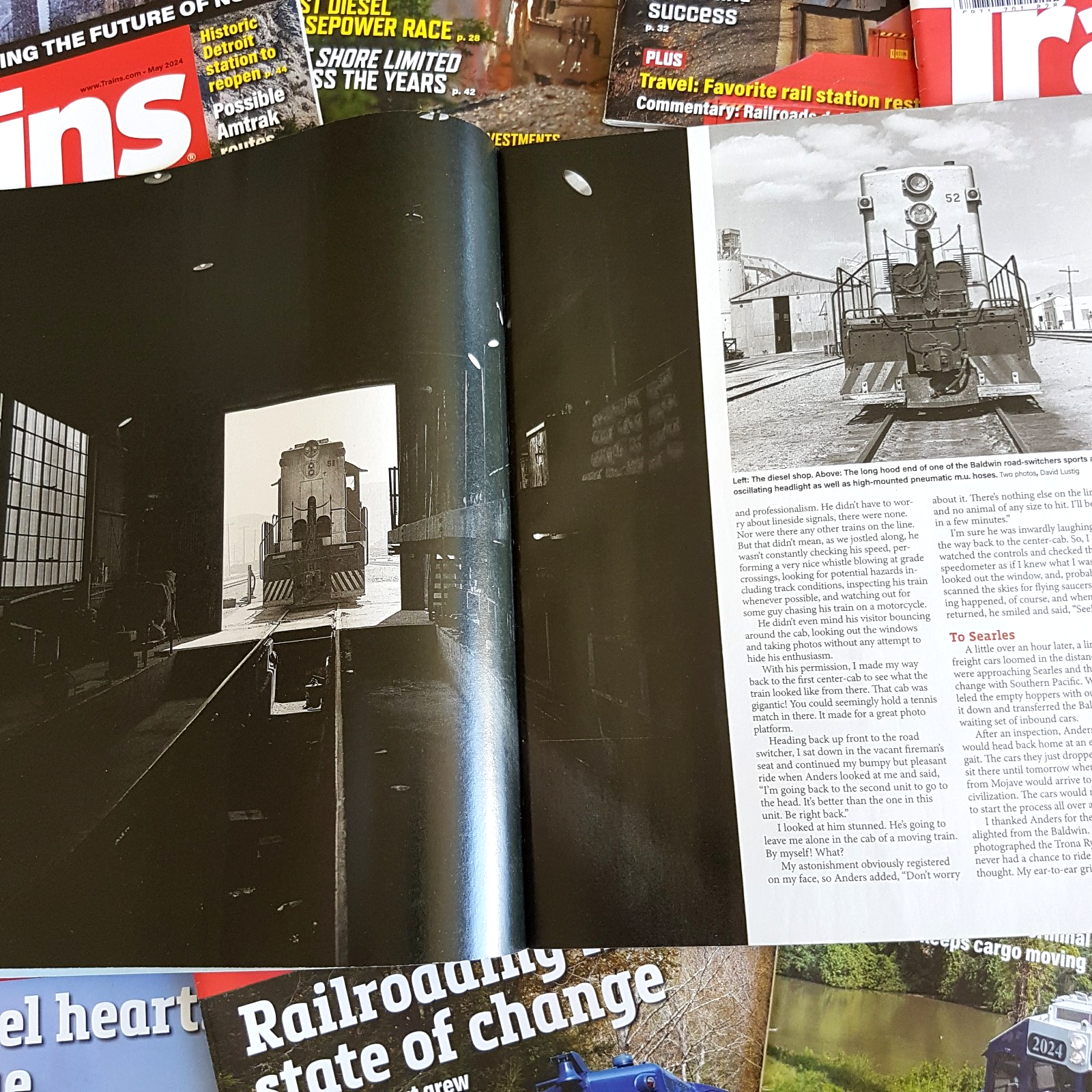 TRAINS MAGAZINE Jan   Dec 2024 Bundle Lot Locomotive Steam Diesel Series Edition13