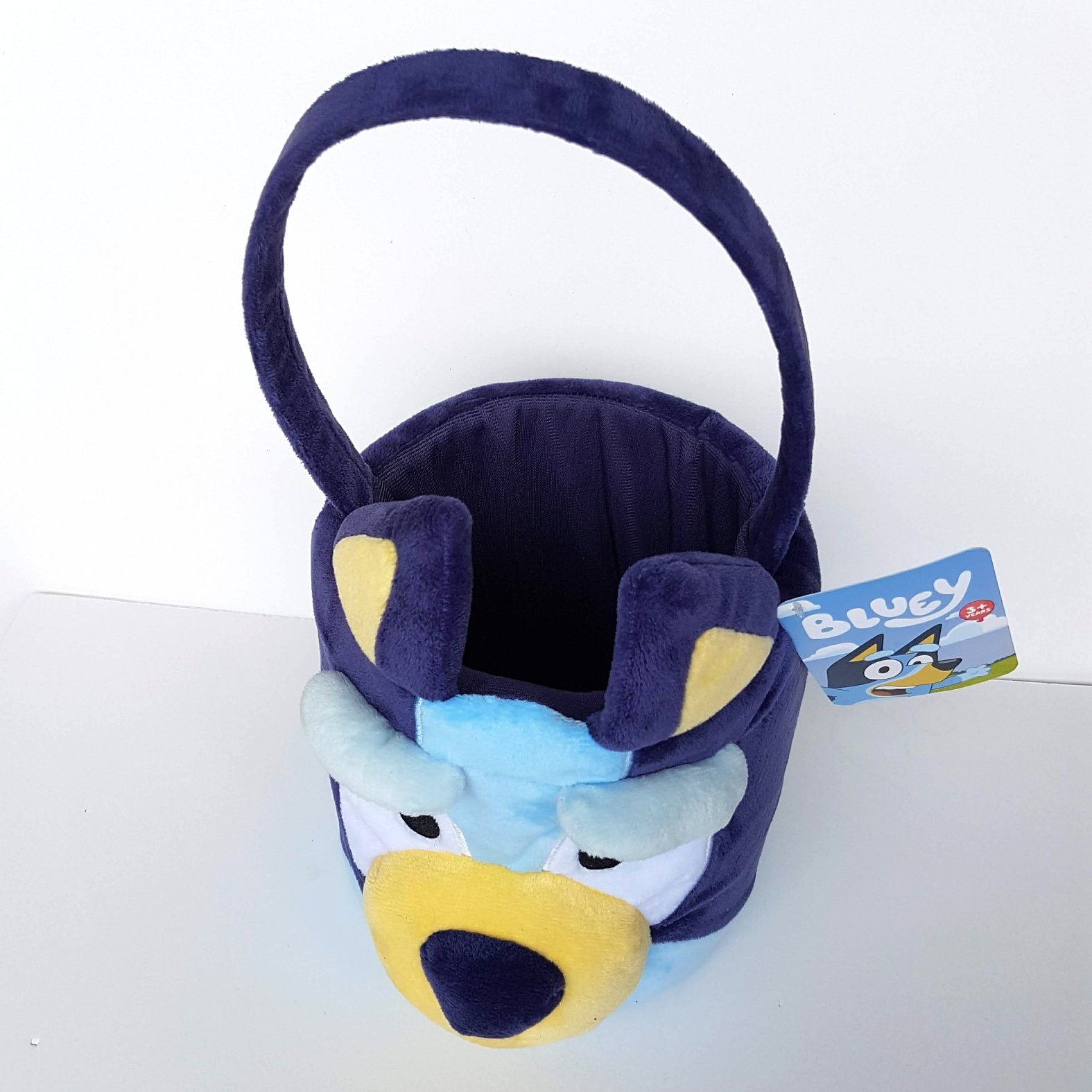 Bluey Plush EASTER BASKET Tags Egg Hunt Basket Dog Stuffed Animal Soft Toy Kid3
