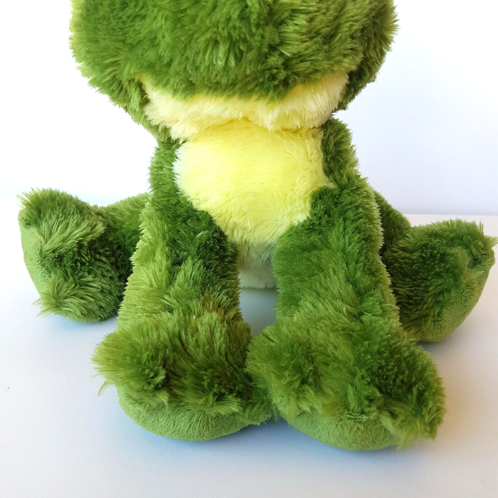 GREEN FROG Plush KORIMCO 22cms Soft Toy Stuffed Animal Reptile Beanbag Cuddle4