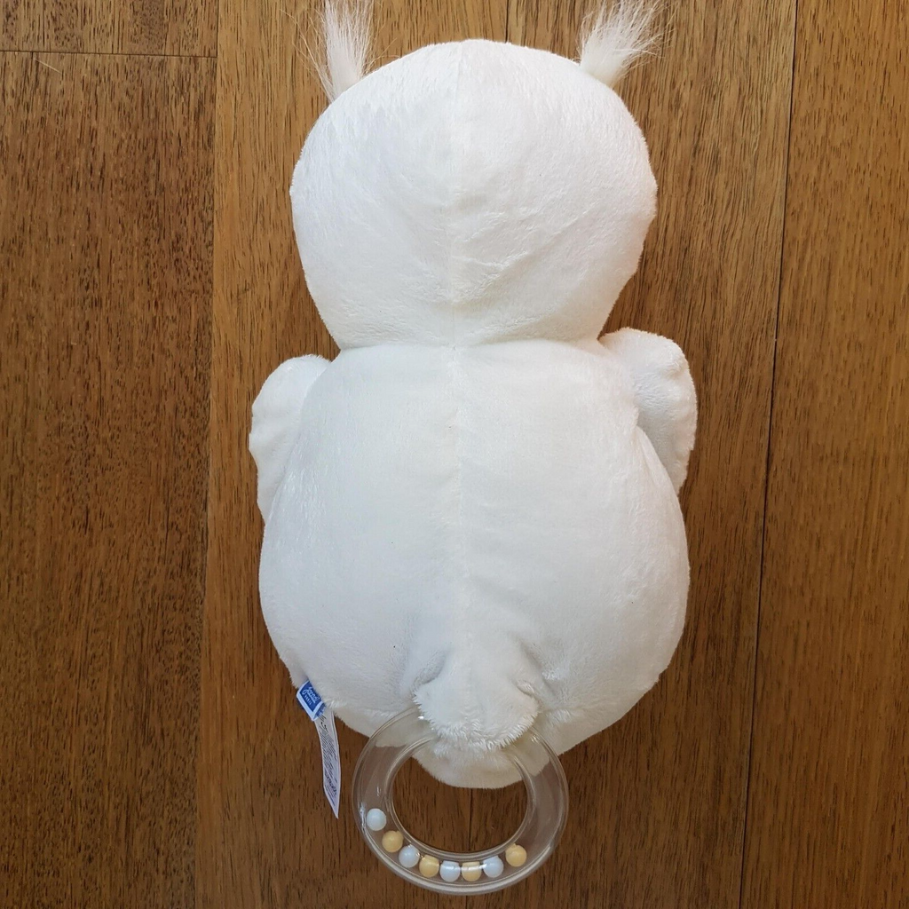 Jacadi Paris BABY OWL Plush Bird 30cm Crinkle Stuffed Animal Activity Soft Toy4