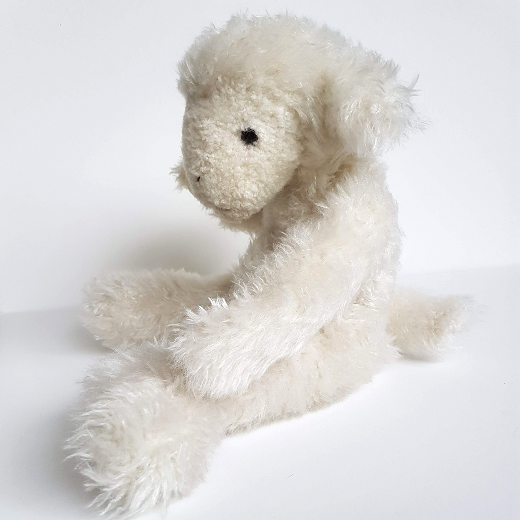 Settle Bears SOFT GREY LAMB Plush 5 Way Jointed 45cm Stuffed Animal Soft Toy10