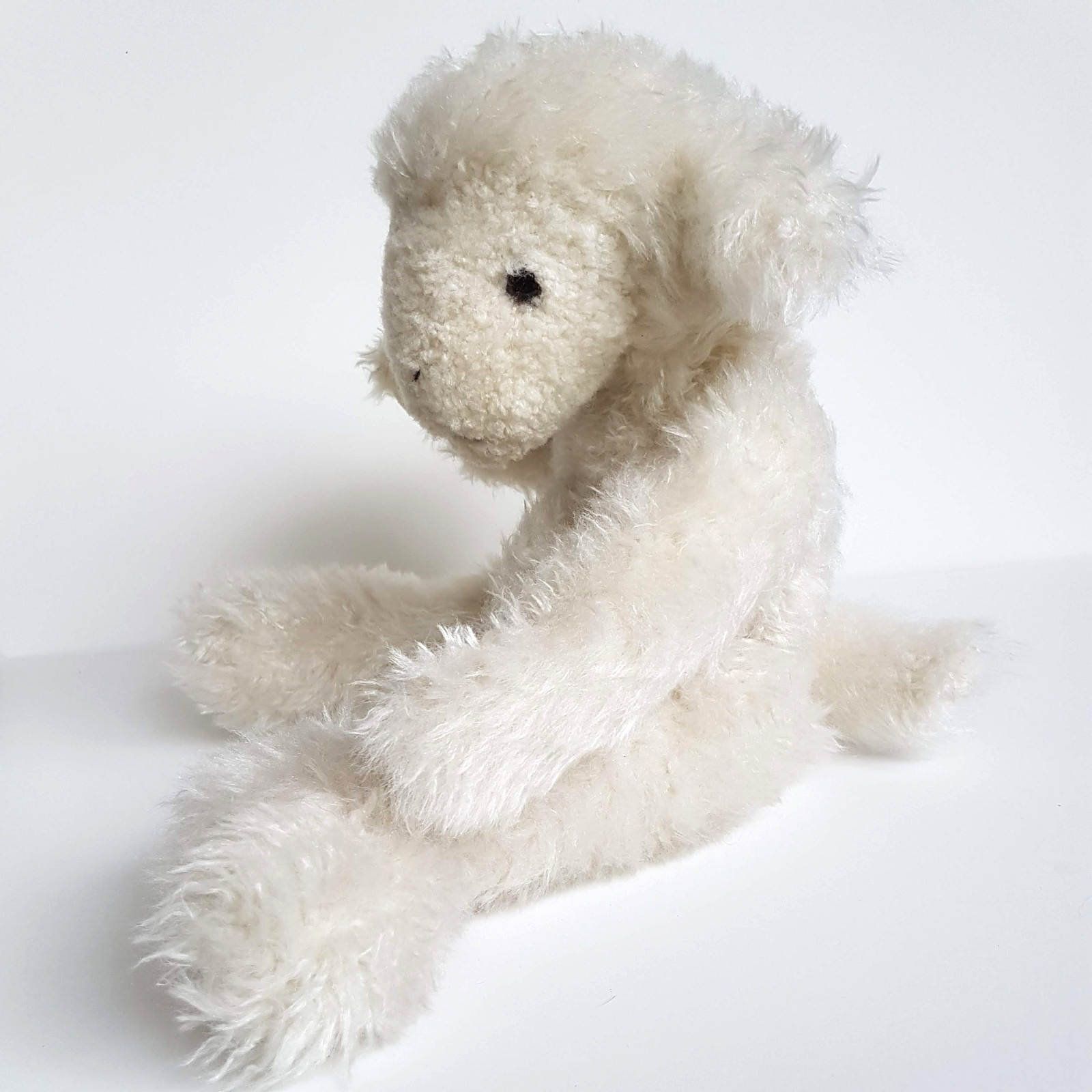 Settle Bears SOFT GREY LAMB Plush 5 Way Jointed 45cm Stuffed Animal Soft Toy10