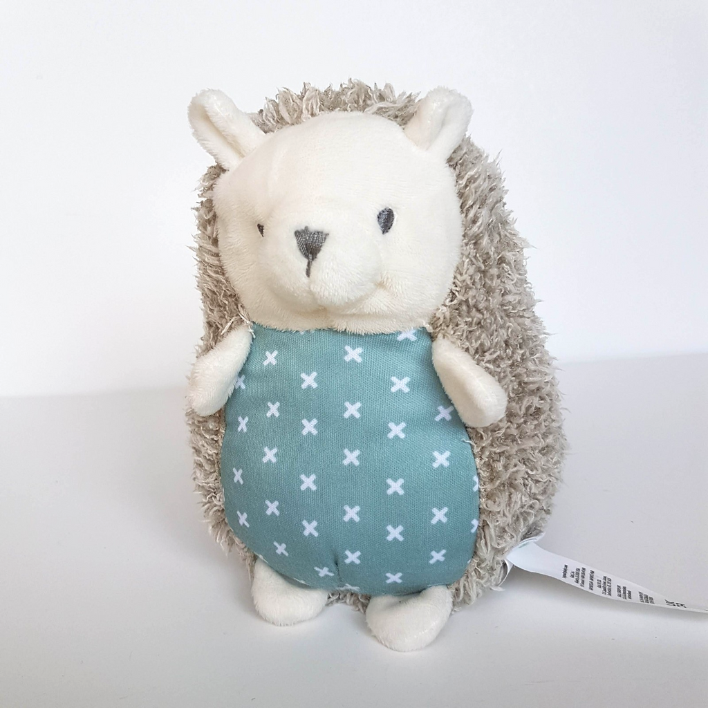 Ingenuity HEDGEHOG Plush Squeaker Lovey 17cm Comforter Soft Toy Stuffed Animal4