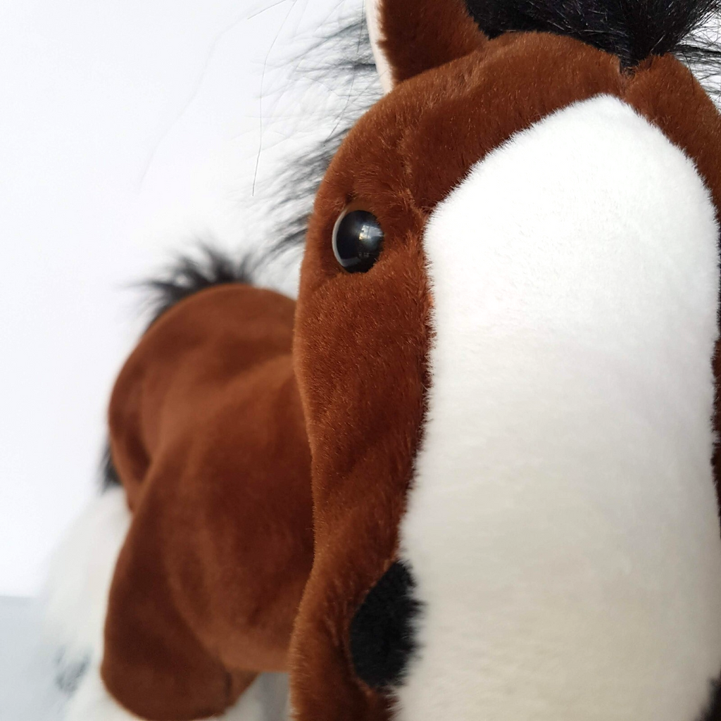Korimco CLYDESDALE HORSE PONY Plush Stuffed Animal 30cm Equestrian Soft Toy Cute5