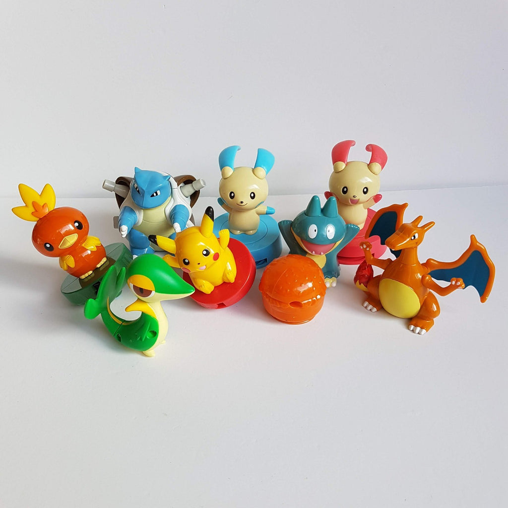 Pokemon McDonalds Happy Meal Toy LOT Charizard Snivy Minim Torchic Action Figure0