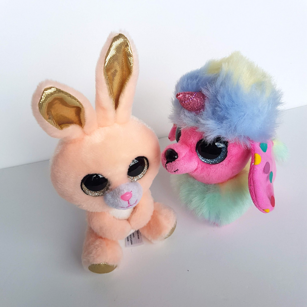 Coco Surprise BUNNY & POODLE UNICORN Plush Stuffed Animal Soft Toy Glitter Eyes2