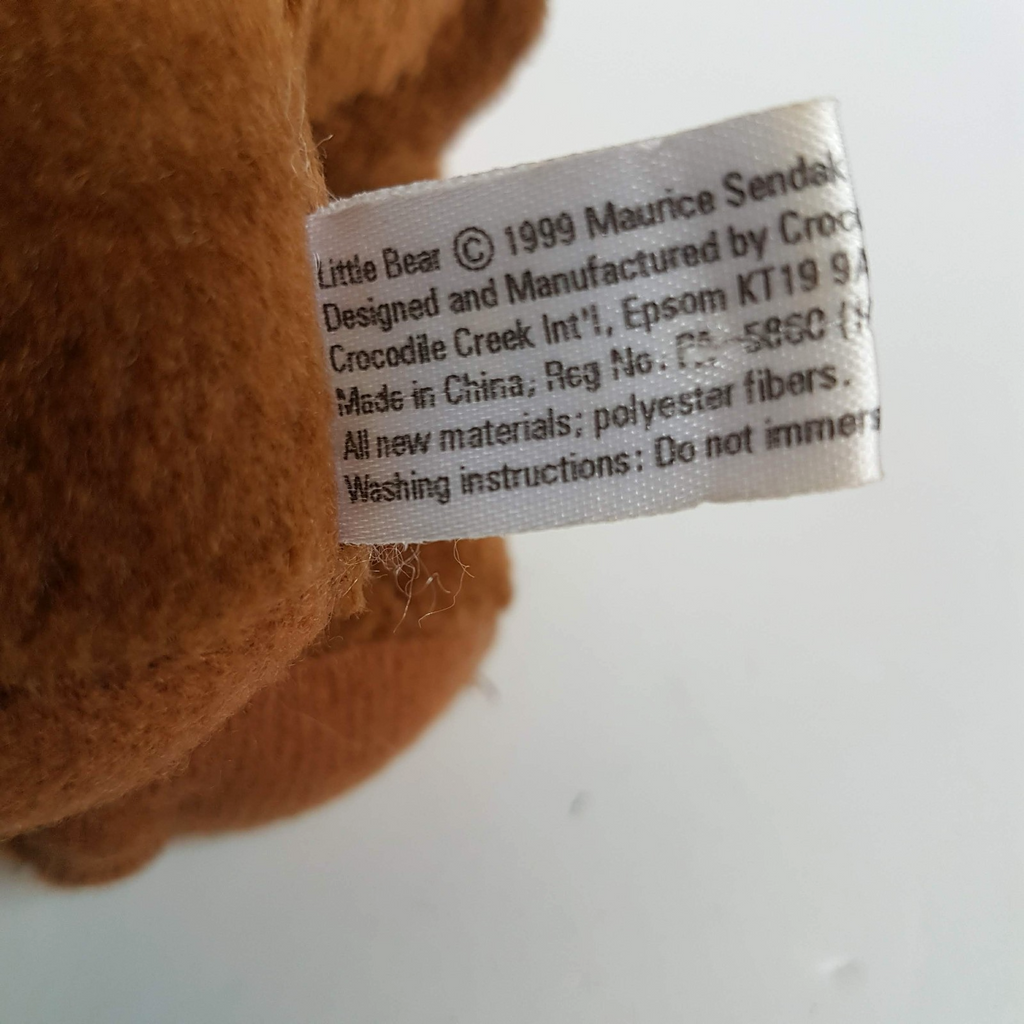 1999 Maurice Sendak LITTLE BEAR Teddy FAULTS Plush Jointed 18cm Stuffed Animal7