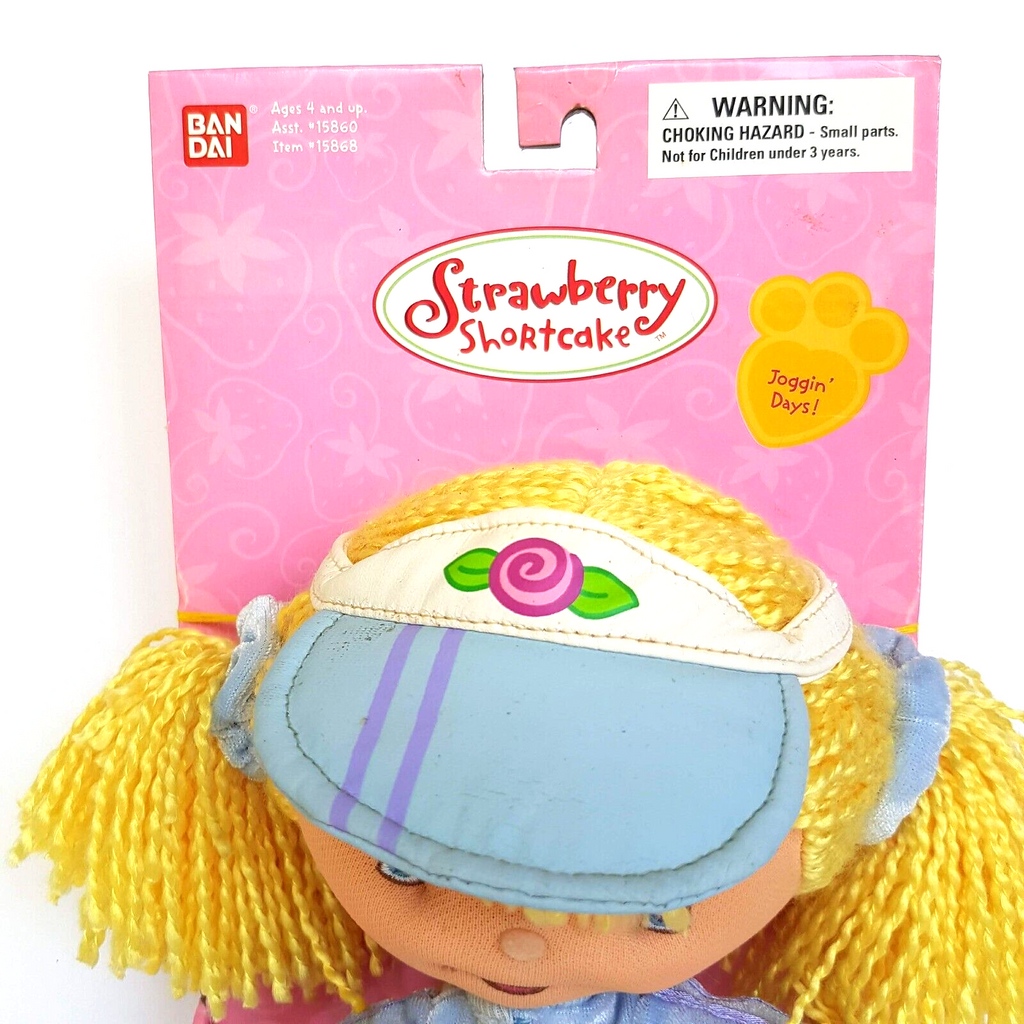 STRAWBERRY SHORTCAKE Berry Soft Friends Joggin' Days Angel Cake Rag Doll BOXED3