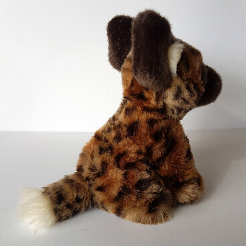 Korimco AFRICAN WILD DOG Plush Soft Toy 20cm Stuffed Animal Wild Safari Animal5