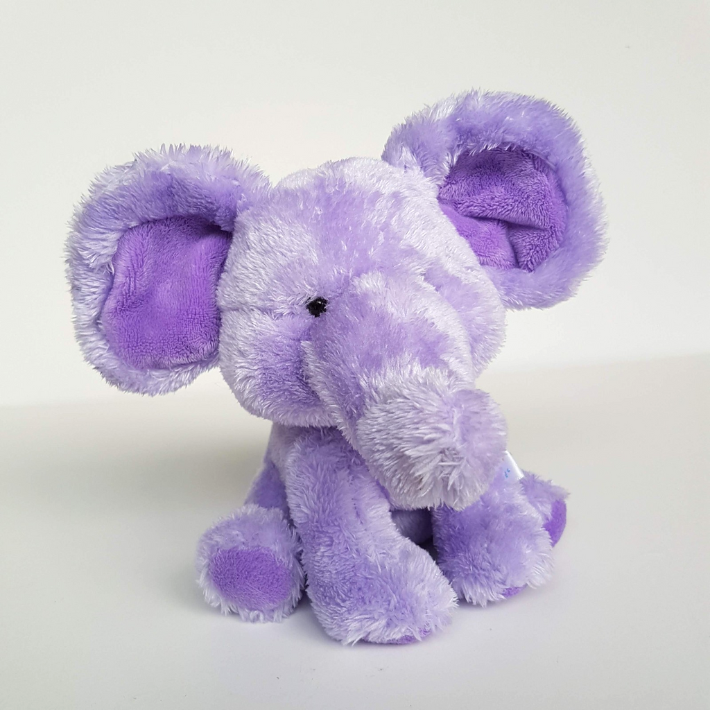 Keel PIPPINS PURPLE ELEPHANT Stuffed Animal 17cm Soft Toy Cuddly Cute Pastel Toy0