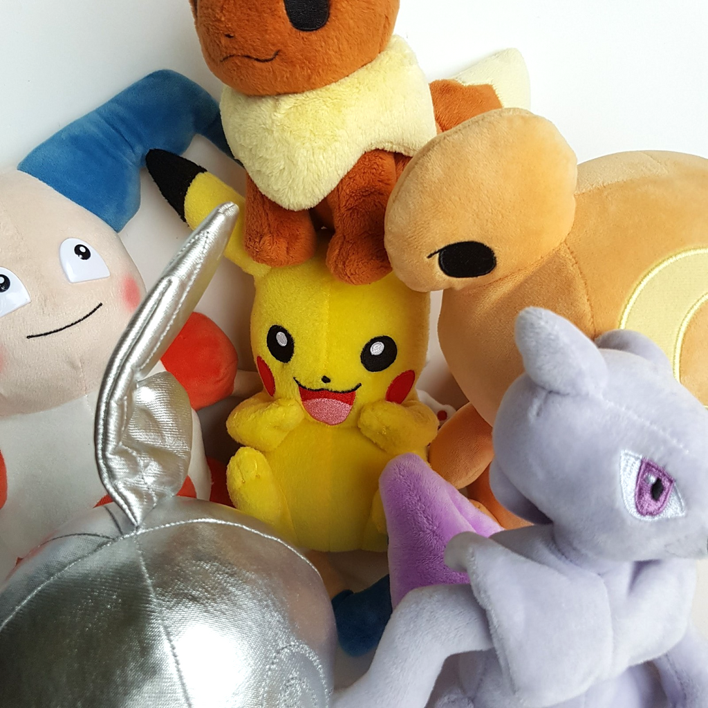 POKEMON PLUSH LOT Mr Mime Sobble Mewtwo Pikachu Eevee Plush Soft Toy Nintendo4