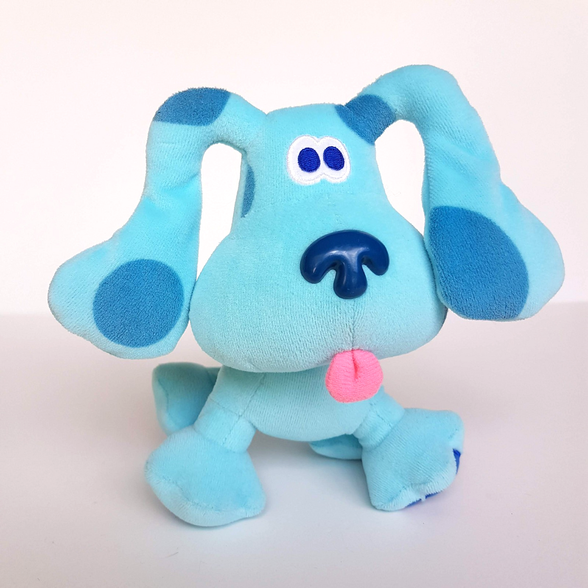 Eden Velour BLUE'S CLUES BLUE DOG Vintage Plush 19cm Stuffed Animal Soft Toy1