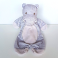 Gund HIPPO LOVEY PUPPET Plush Security Comforter Sleep Blanket Soft Toy Cute0
