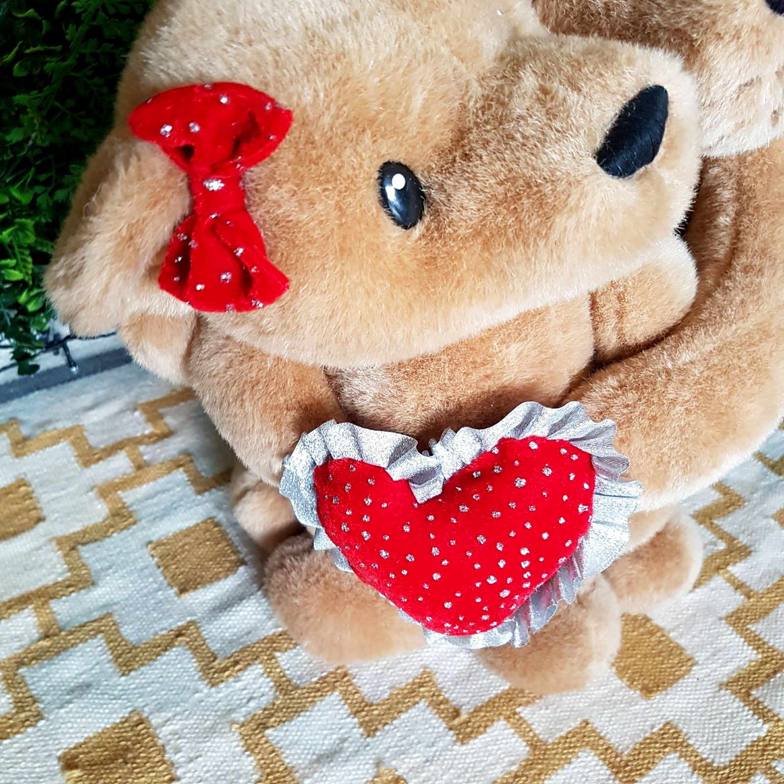 Valentines CUDDLE TEDDY BEARS Plush Heart Love Toy 47cm Soft Toy Stuffed Animal5