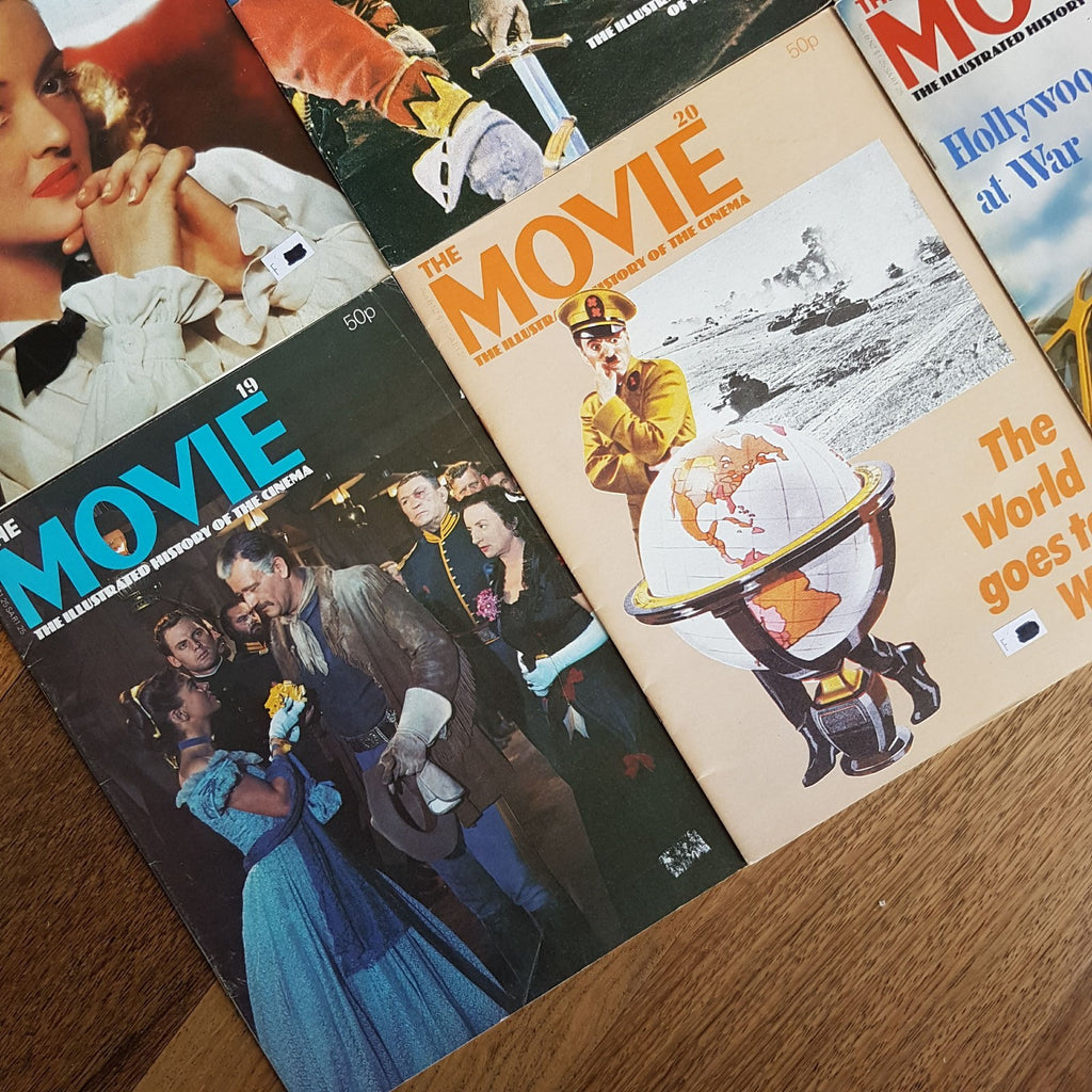 THE MOVIE Cinema Magazine Lot Vintage 70s 80s Hollywood Stars History of Film TV8