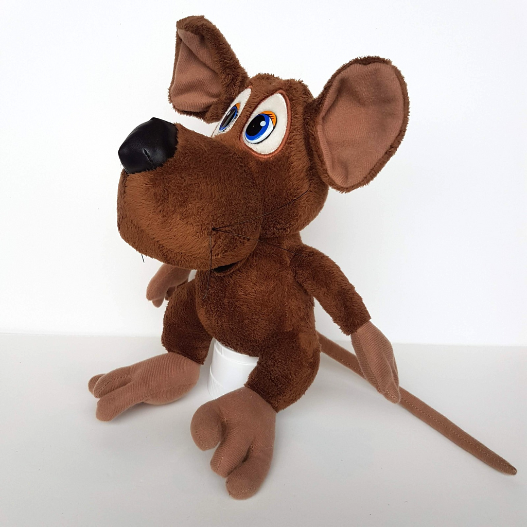 I Fish Tackle RAT MASCOT Tackle World 30cm Plush Soft Toy Stuffed Animal Rodent0