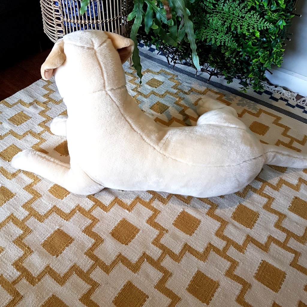 Bocchetta REALISTIC YELLOW LABRADOR DOG Jumbo Large 60cm Soft Toy Stuffed Animal5