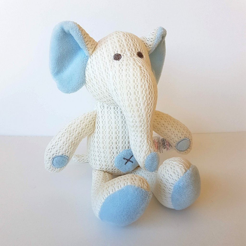 Grofriends MESH ELEPHANT Lovey Plush 27cm Soft Toy Stuffed Animal Cuddly Cute0