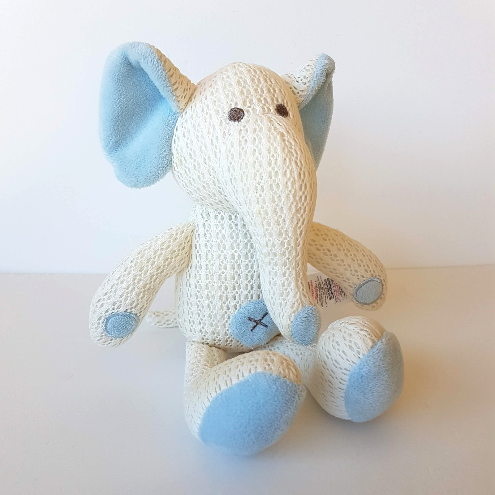 Grofriends MESH ELEPHANT Lovey Plush 27cm Soft Toy Stuffed Animal Cuddly Cute0
