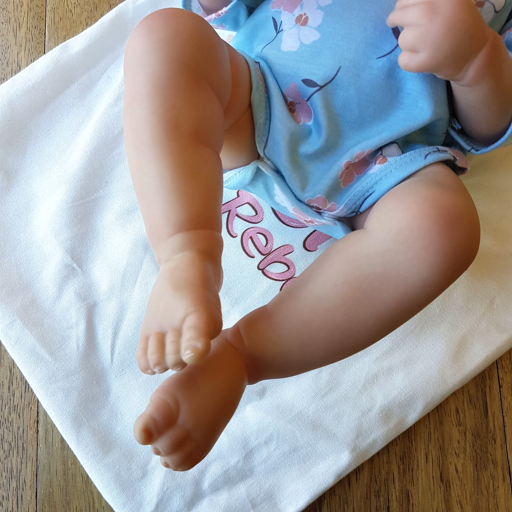 Doll Reborn LIFELIKE GIRL BABY Root Hair Realistic 46cm 1kg Weighted Articulated8