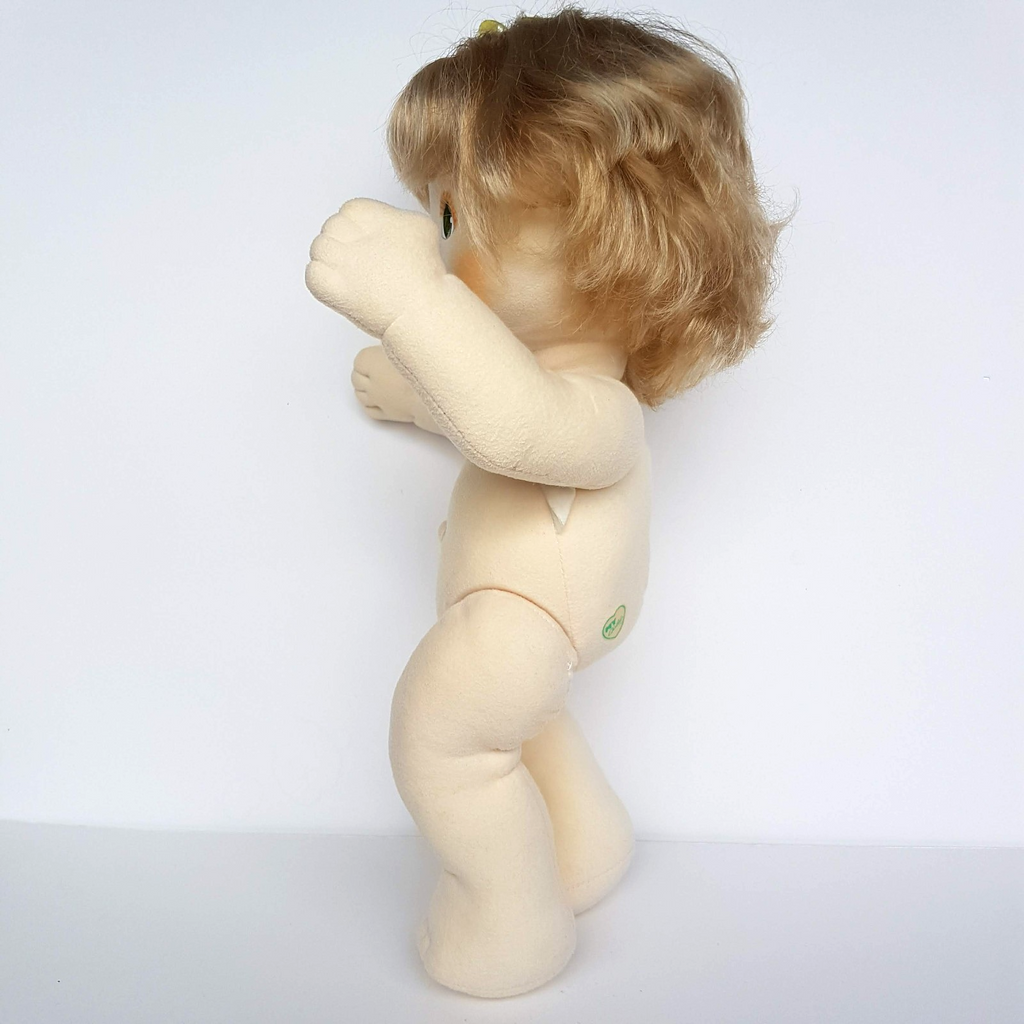 My Child Doll ASH TWO TONE TOP KNOT US Pale Skin 1986 Green Eyes Peach DRESSED21