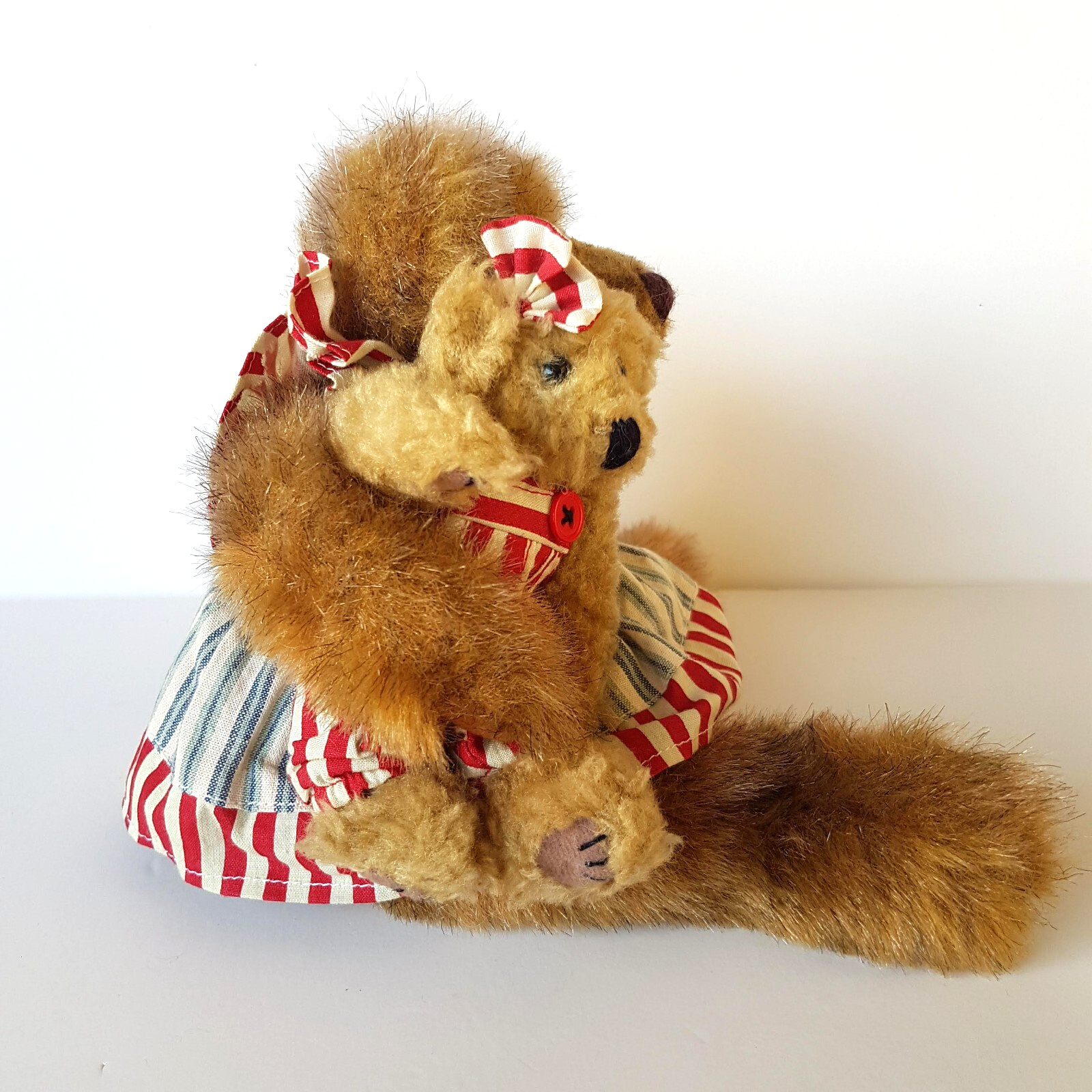 Settler Bears Jointed TEDDY BEAR Mum + Baby Stuffed Animal Soft Toy Cute Dressed10