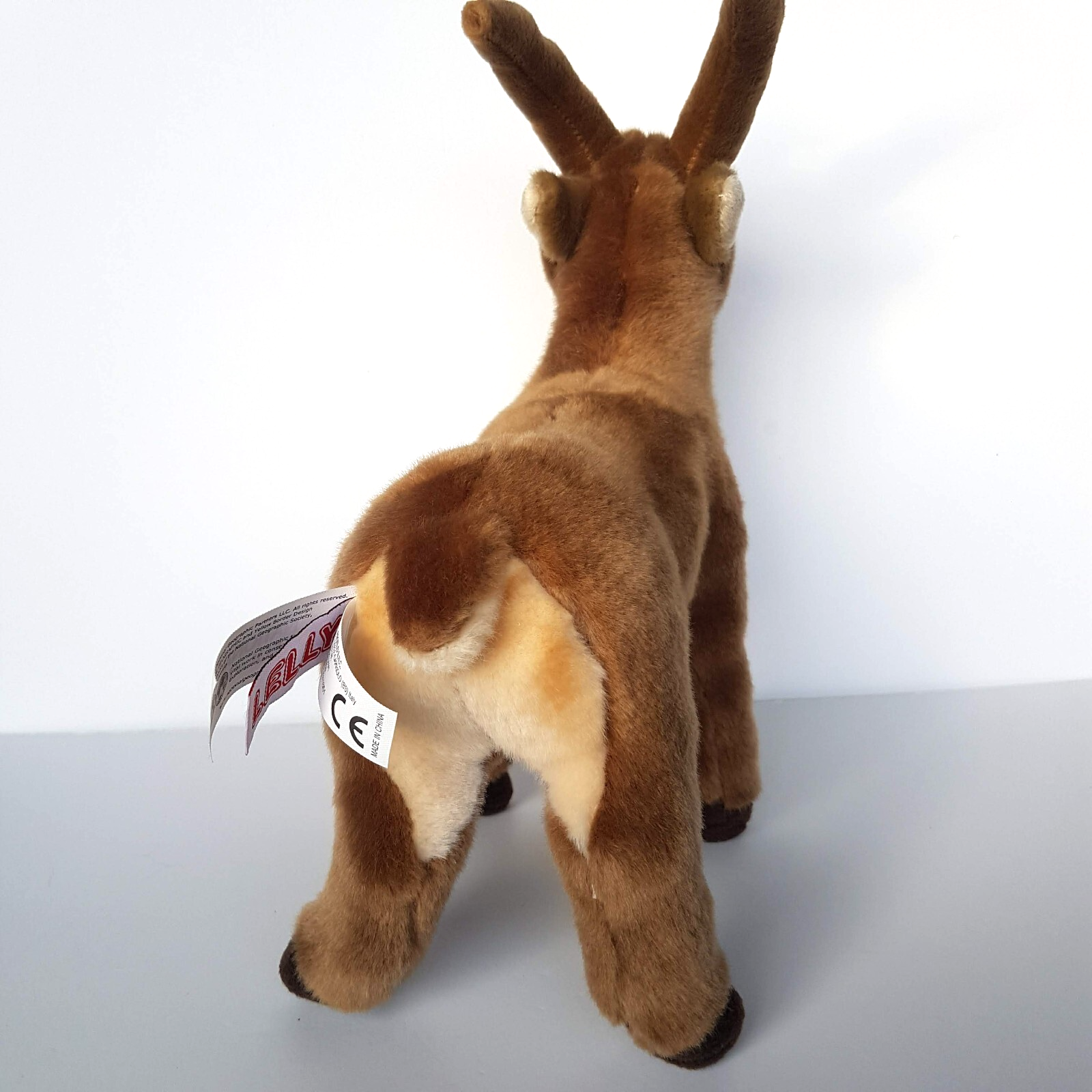 Rare LELLY VENTURELLI IBEX Goat Plush 30cm Stuffed Animal Soft Toy Realistic7