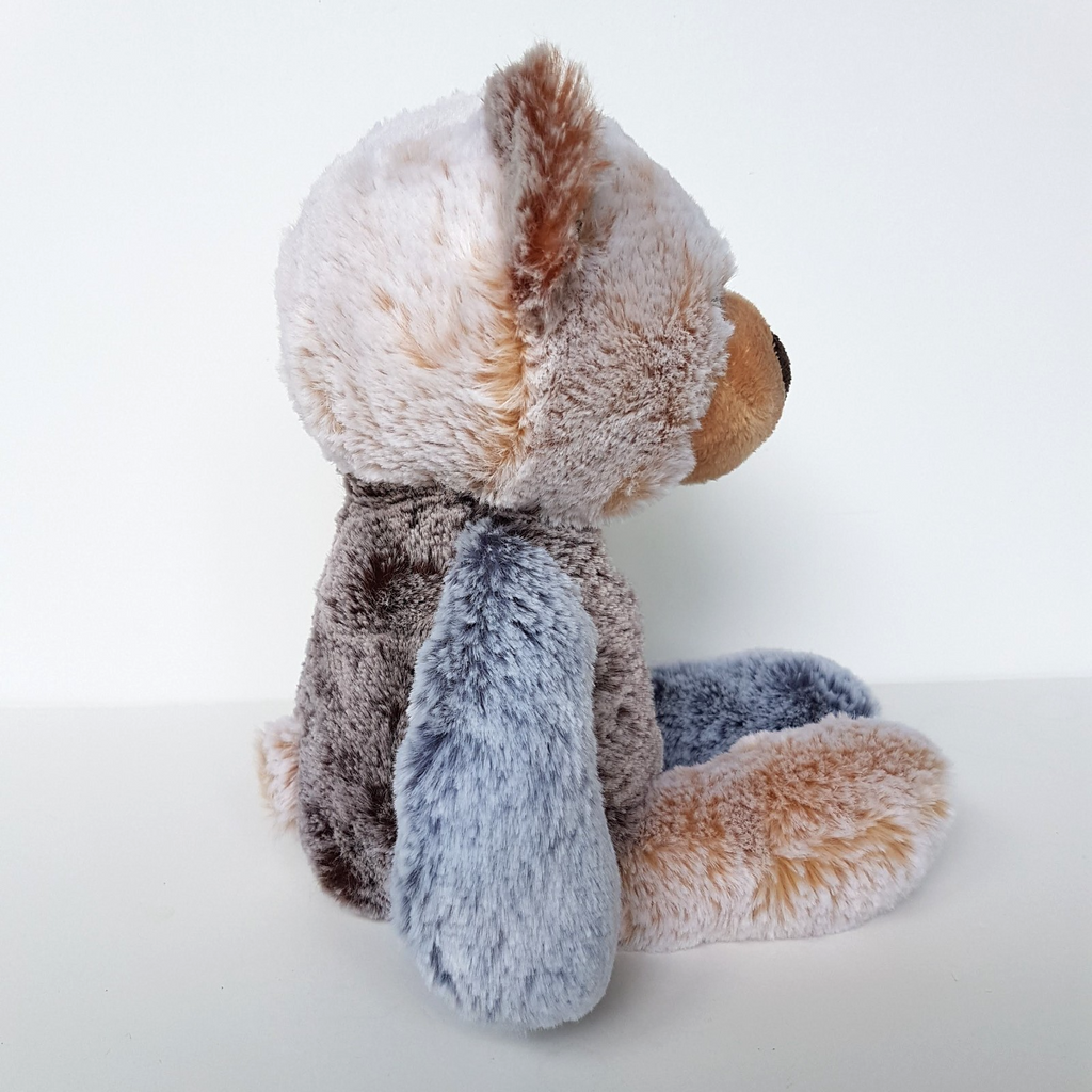 Korimco BUTTONS TEDDY BEAR Plush 27cm Stuffed Animal Soft Toy Frosted Fur Cute6