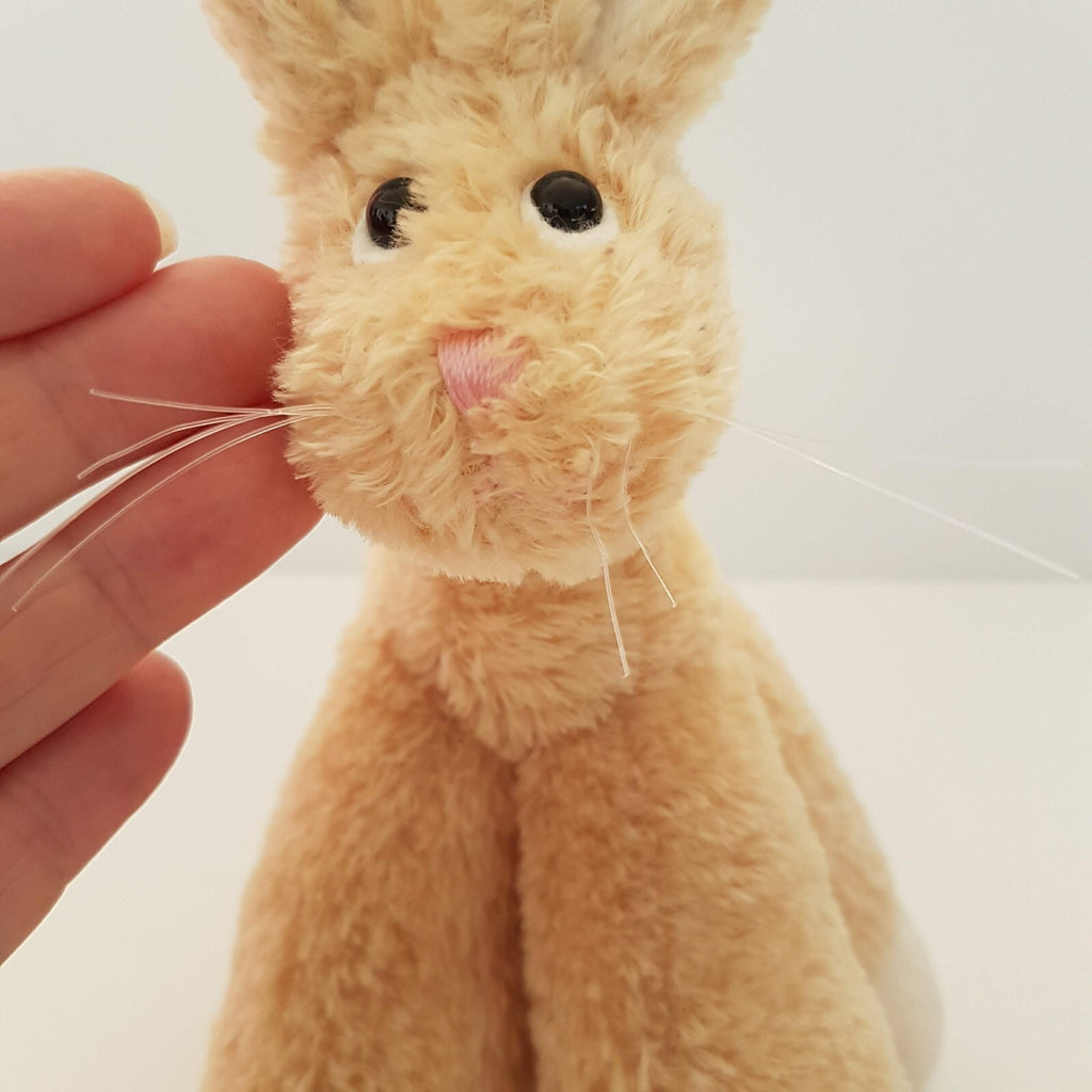 Bestever FUNNY FEET Bunny Rabbit Plush 23cm Stuffed Animal Soft Toy Beige Cute3