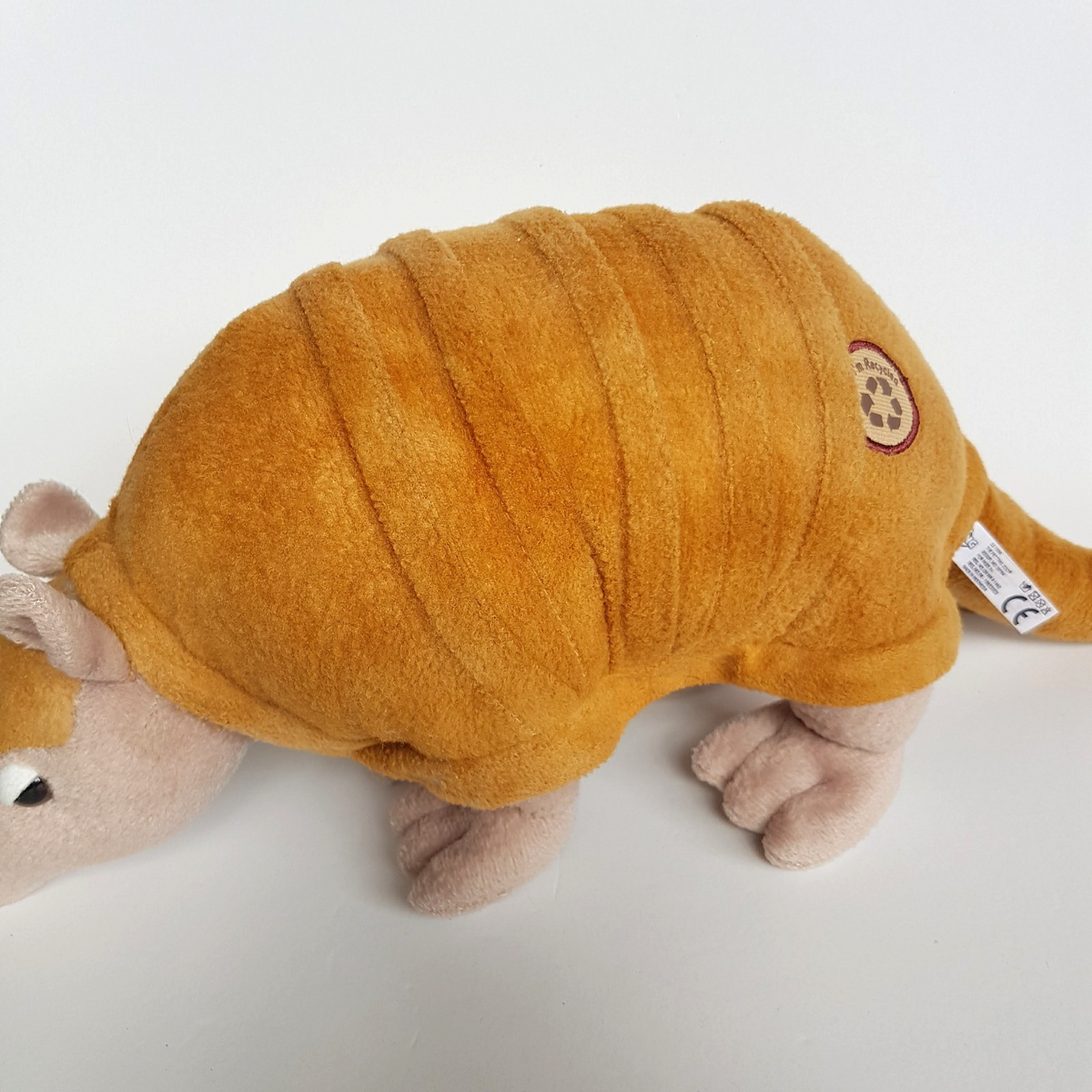 Petting Zoo ARMADILLO Plush 43cm long Recycled Stuffed Animal Soft Toy Cute2