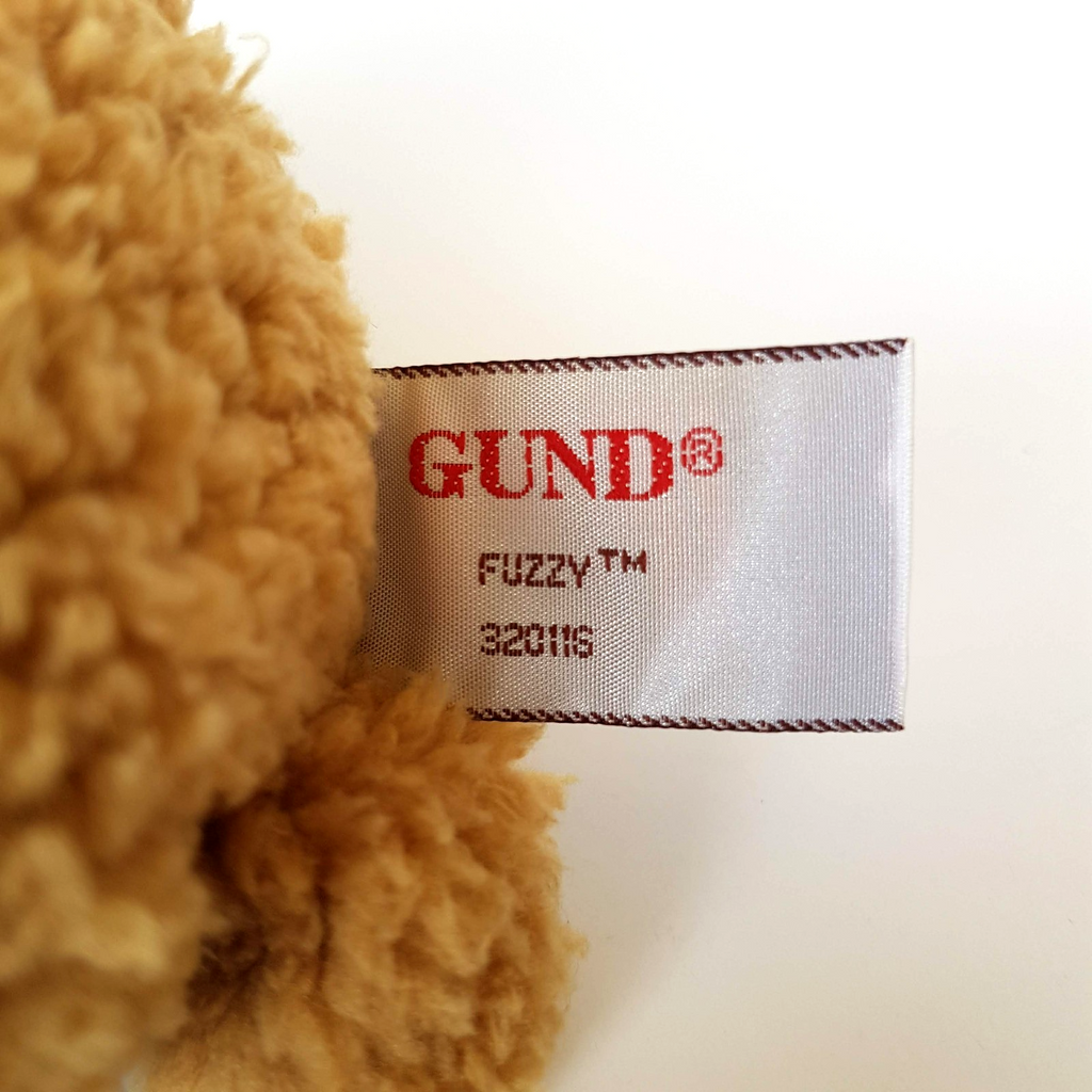 Gund FUZZY TEDDY BEAR Light Caramel Brown 35cm Soft Toy Plush Stuffed Animal Toy6