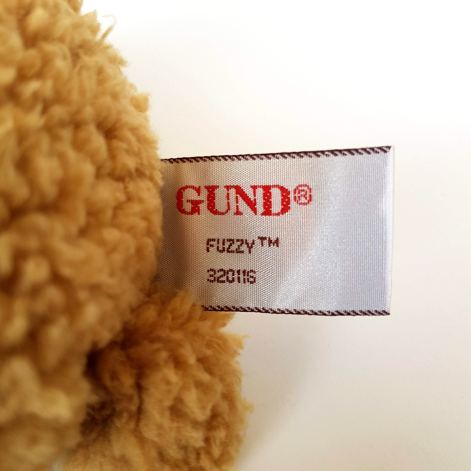 Gund FUZZY TEDDY BEAR Light Caramel Brown 35cm Soft Toy Plush Stuffed Animal Toy6