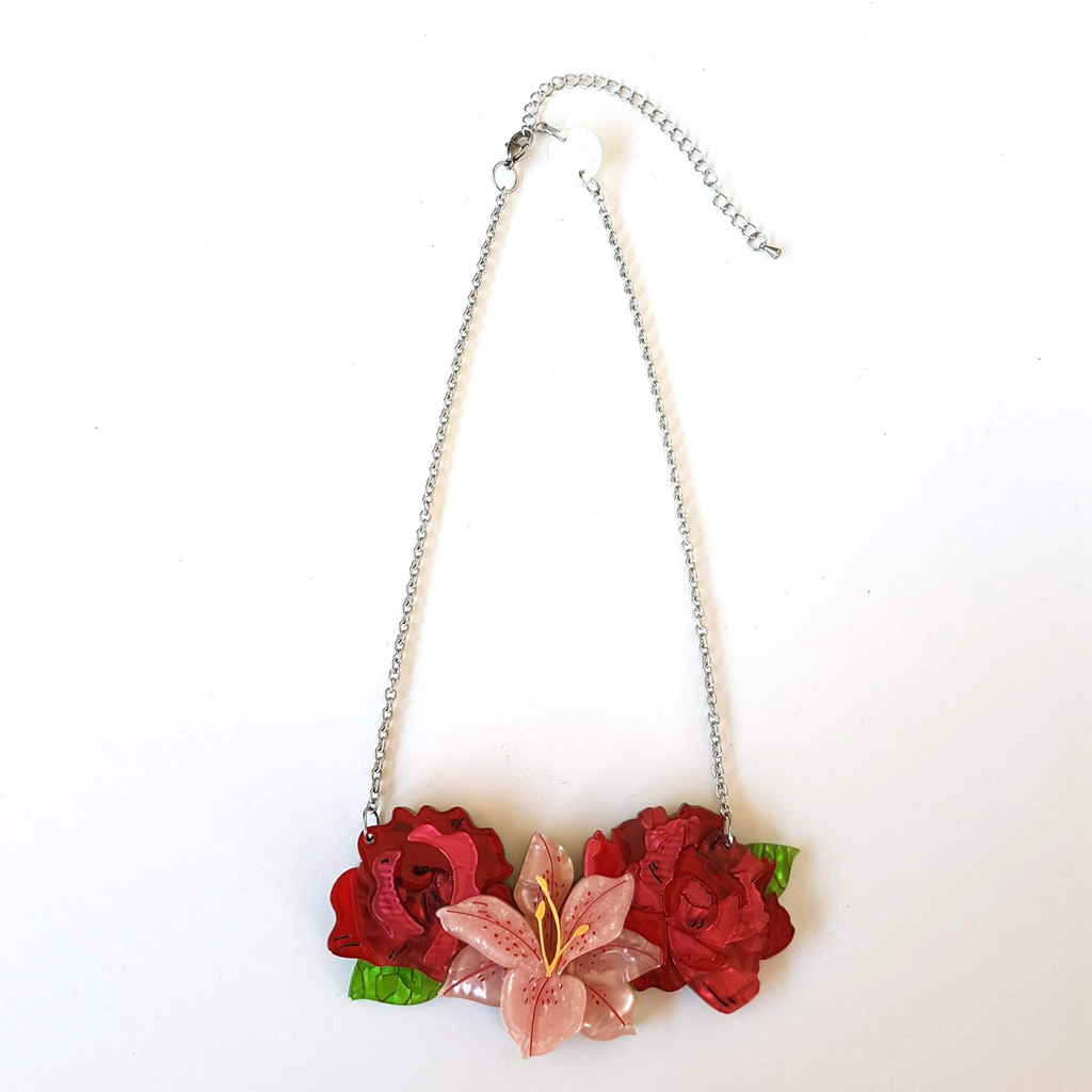 Erstwilder 2019 TICKLED PINK SMALL Necklace Carmen Hui Limited Edition 100 3001