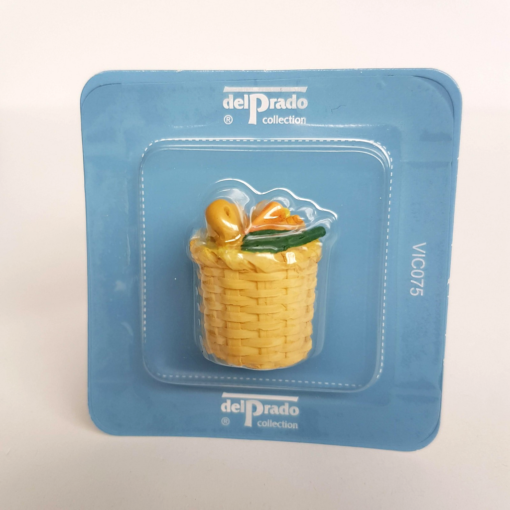 Del Prado Doll House VICTORIAN VEGETABLE BASKET Accessory NEW CARDED Collectible2